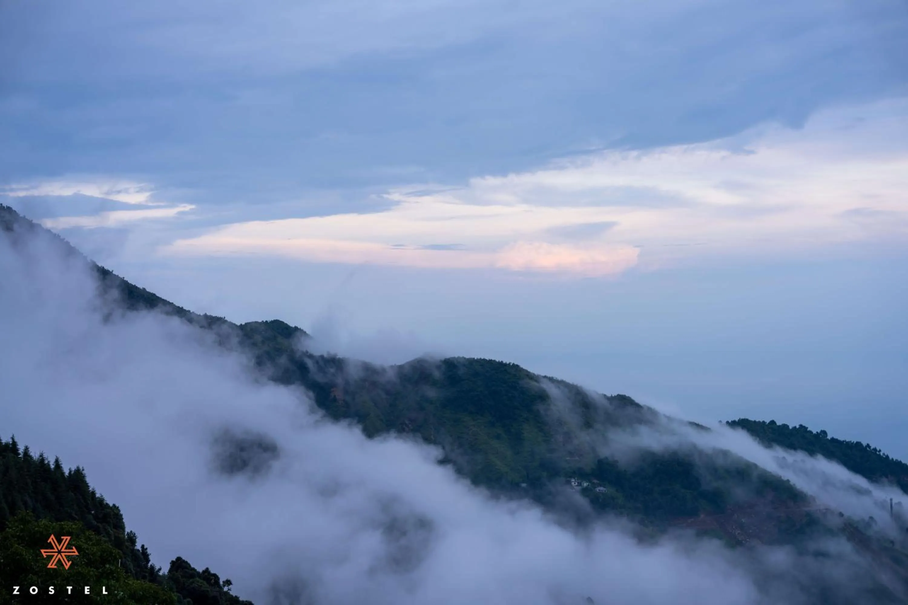Natural landscape in Zostel Dharamkot