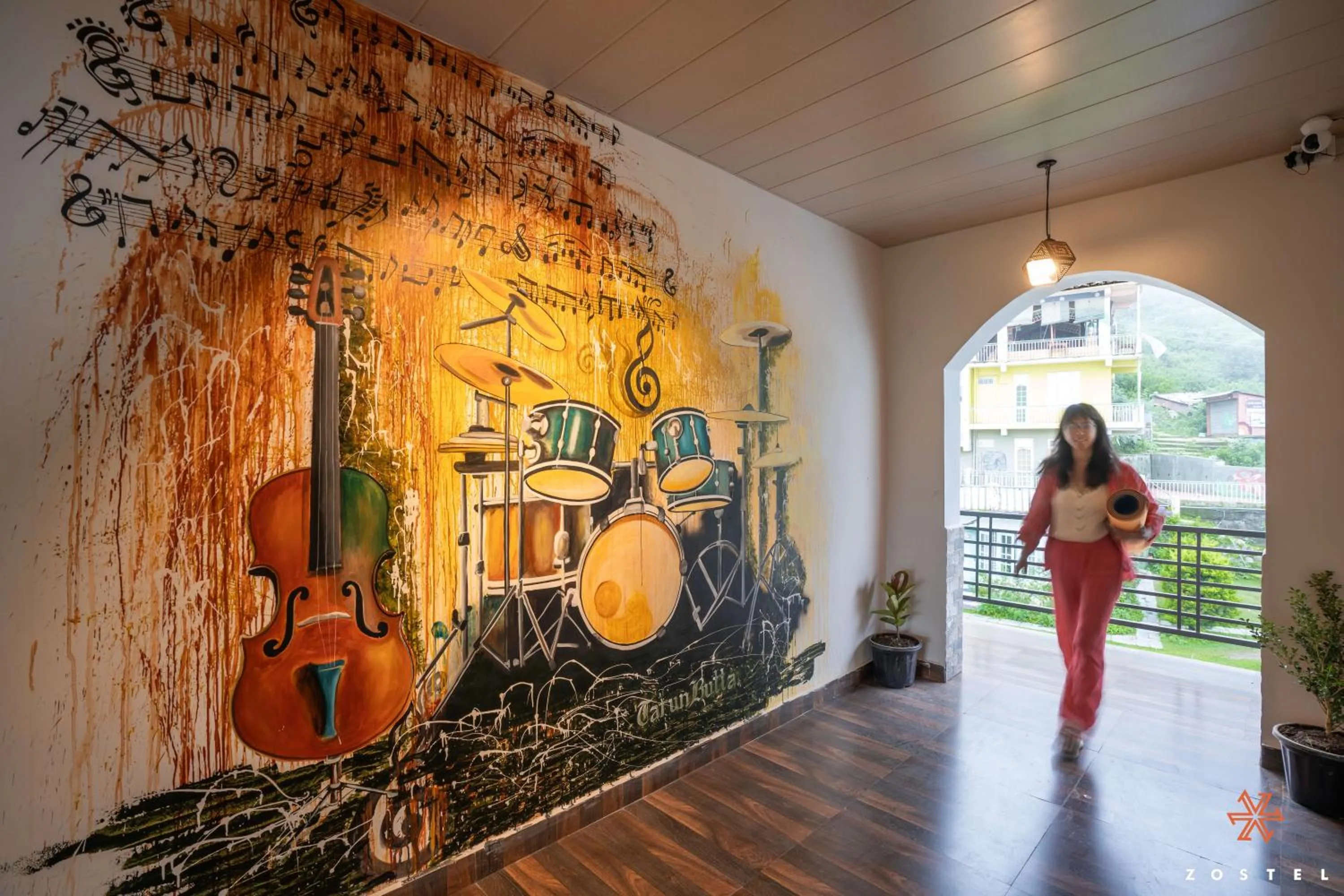 People in Zostel Dharamkot