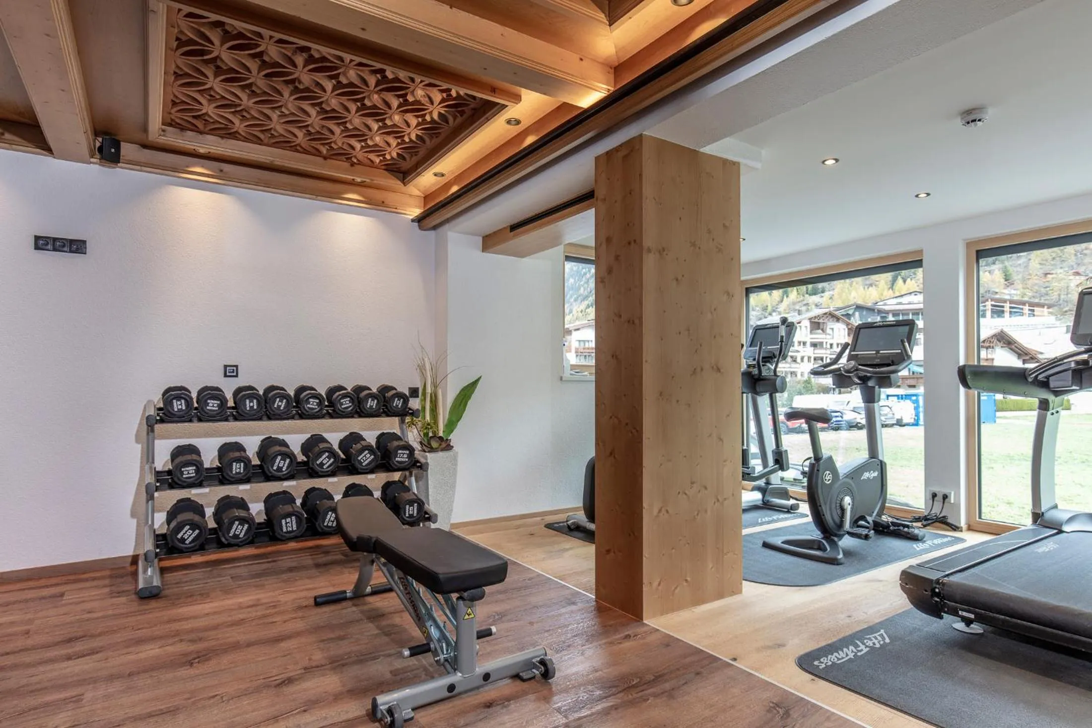 Fitness centre/facilities in Hotel Hubertus