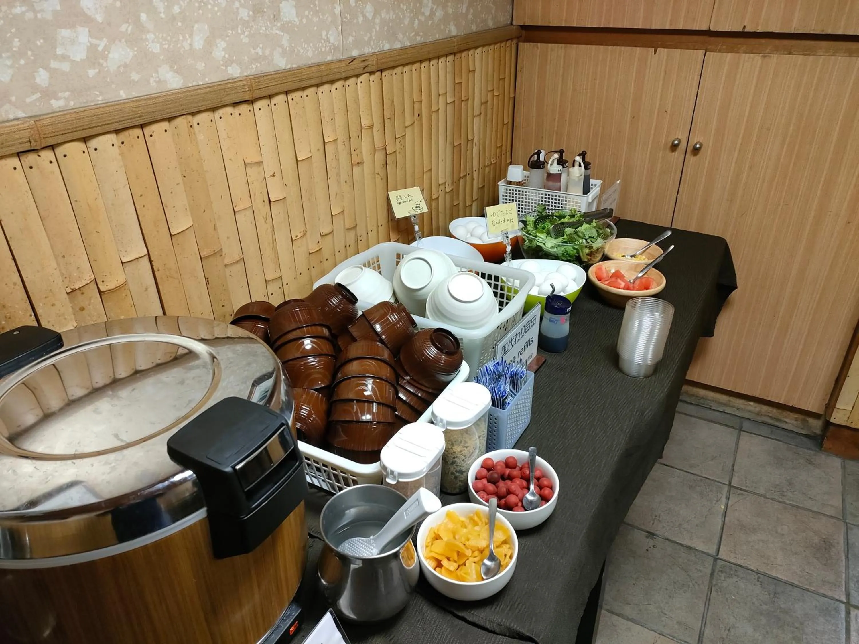 Buffet breakfast in Hotel Edoya