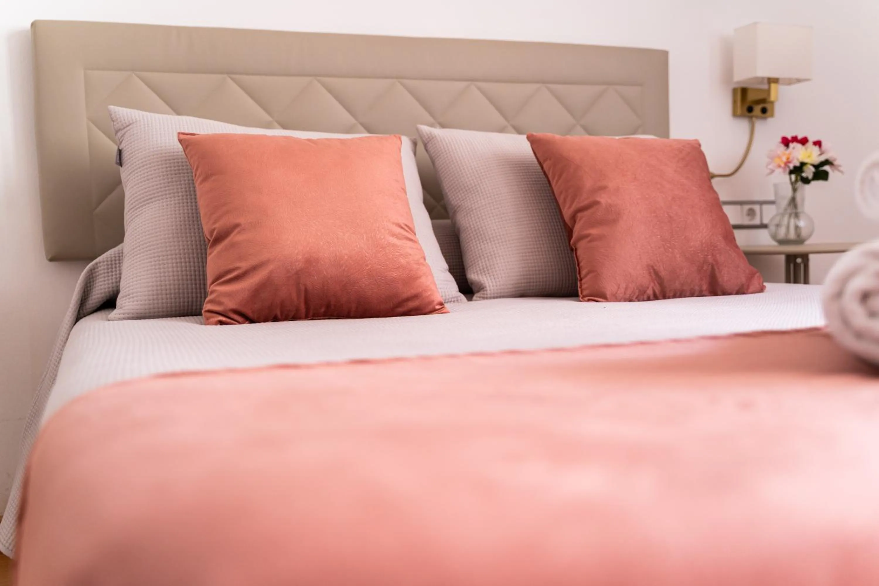 Bed in Hotel Puerta de Cazorla