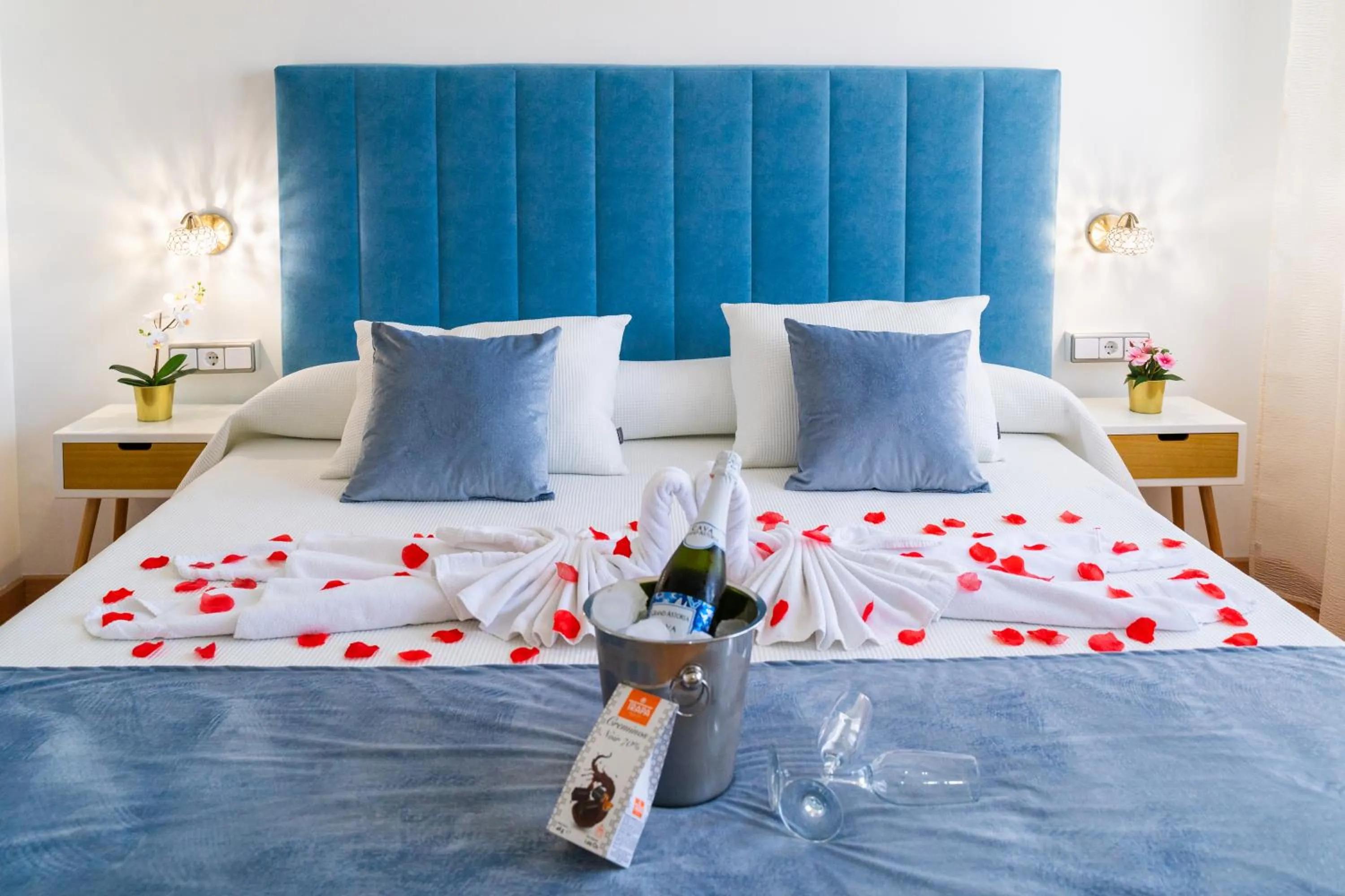 Bed in Hotel Puerta de Cazorla