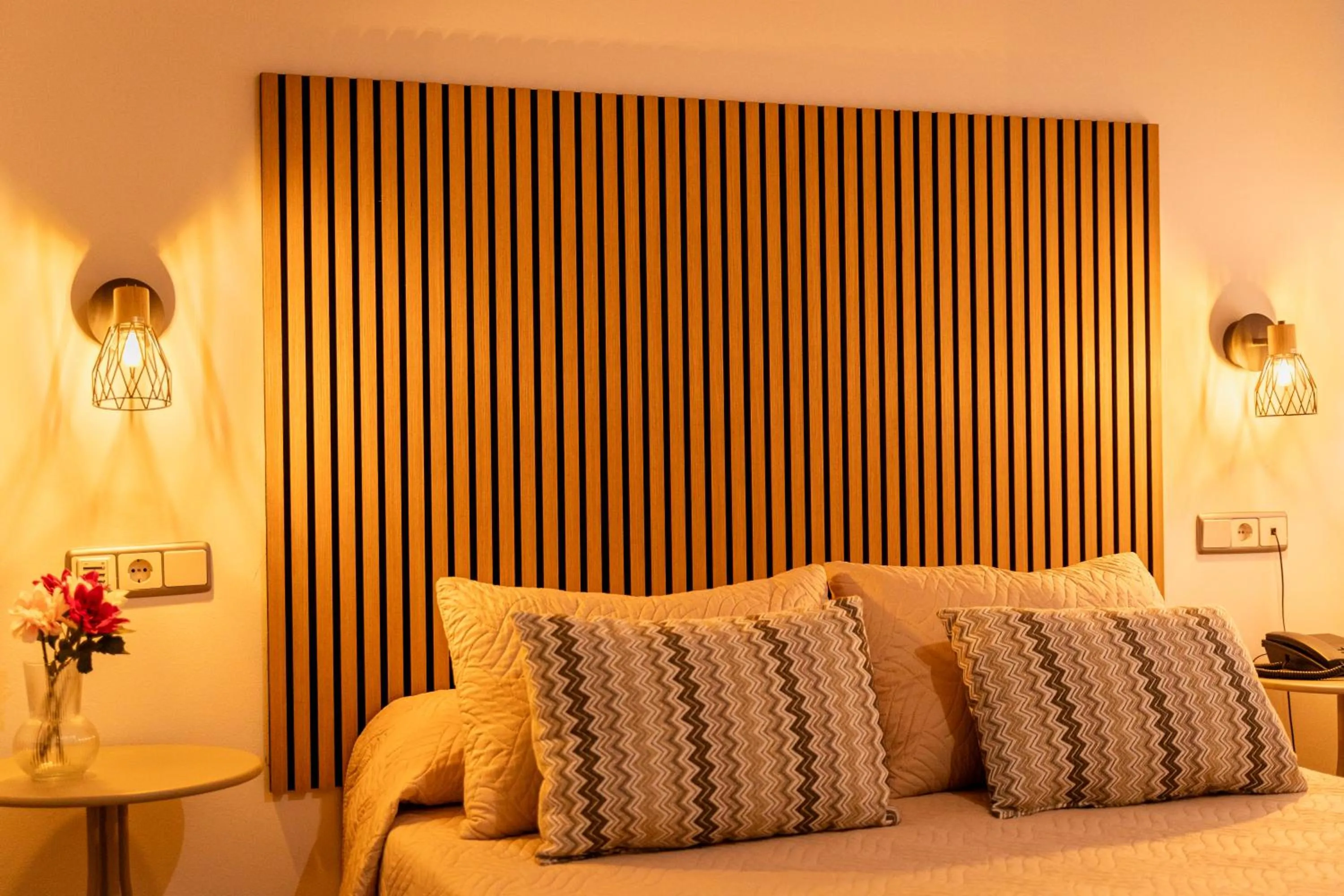 Bed in Hotel Puerta de Cazorla