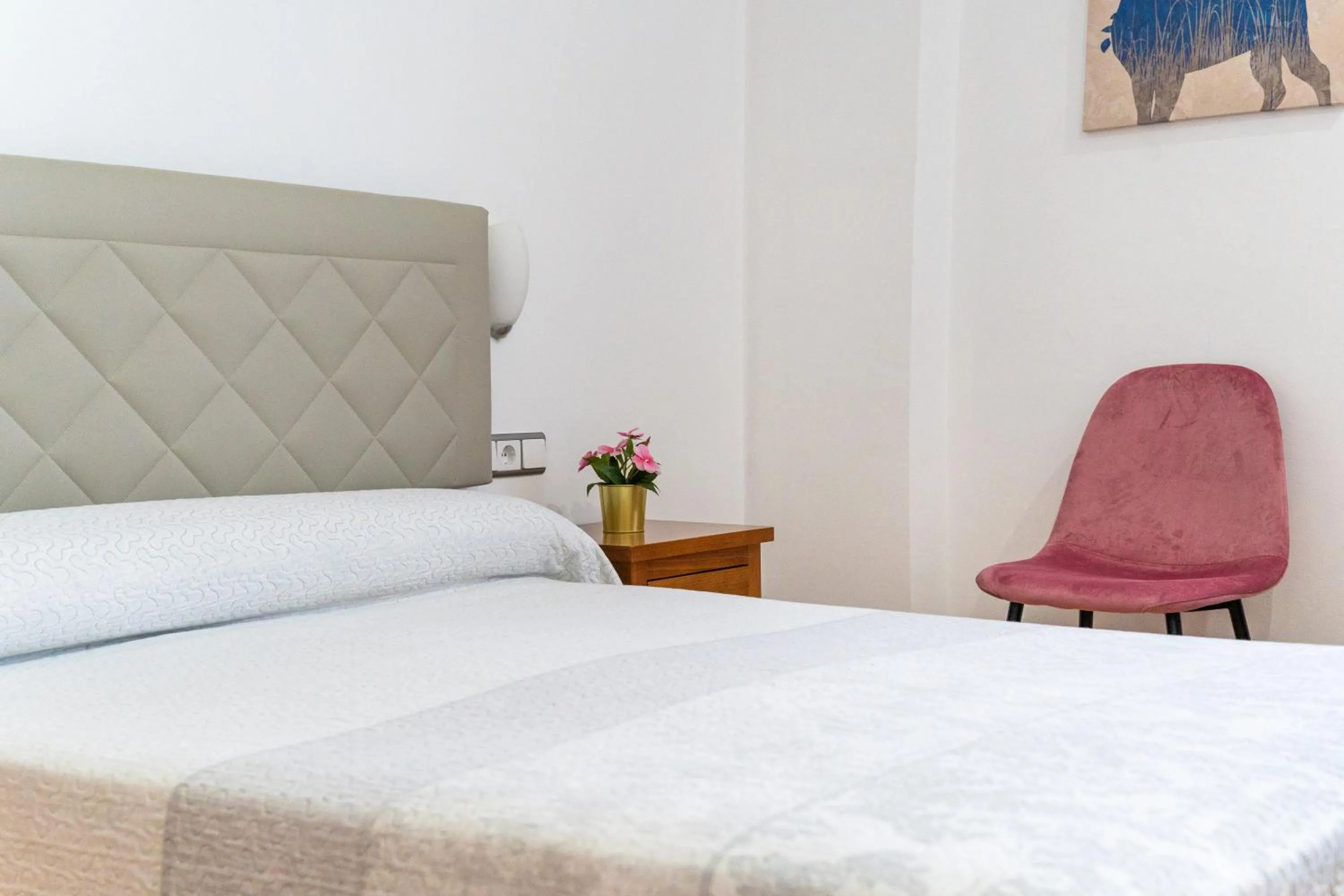 Bed in Hotel Puerta de Cazorla
