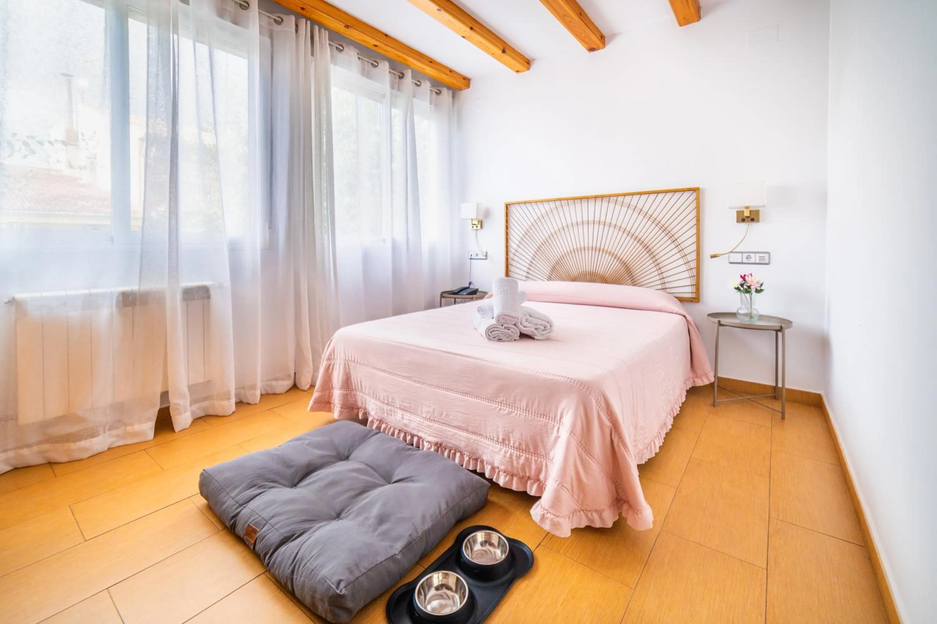 Bed in Hotel Puerta de Cazorla