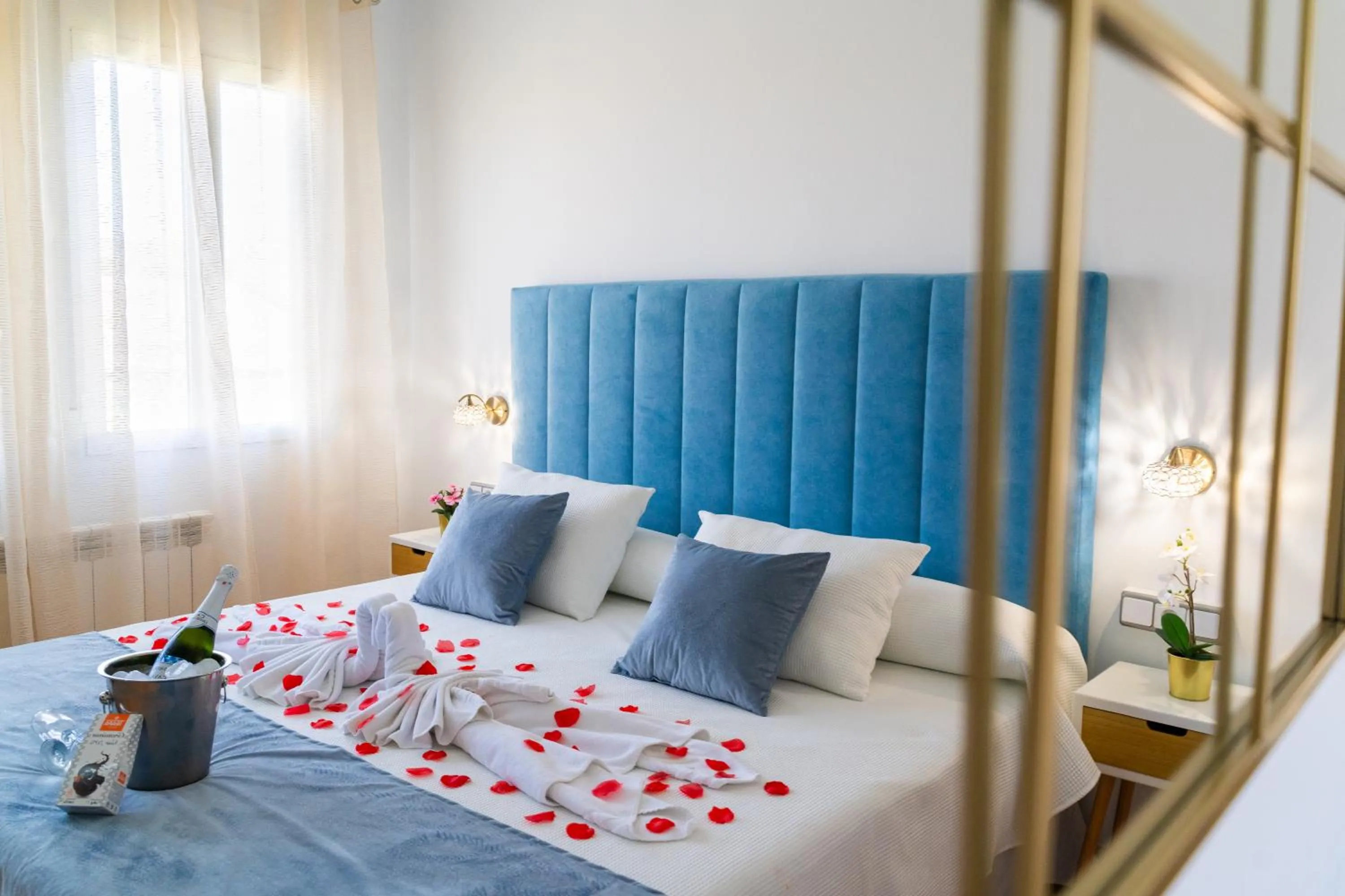 Bed in Hotel Puerta de Cazorla