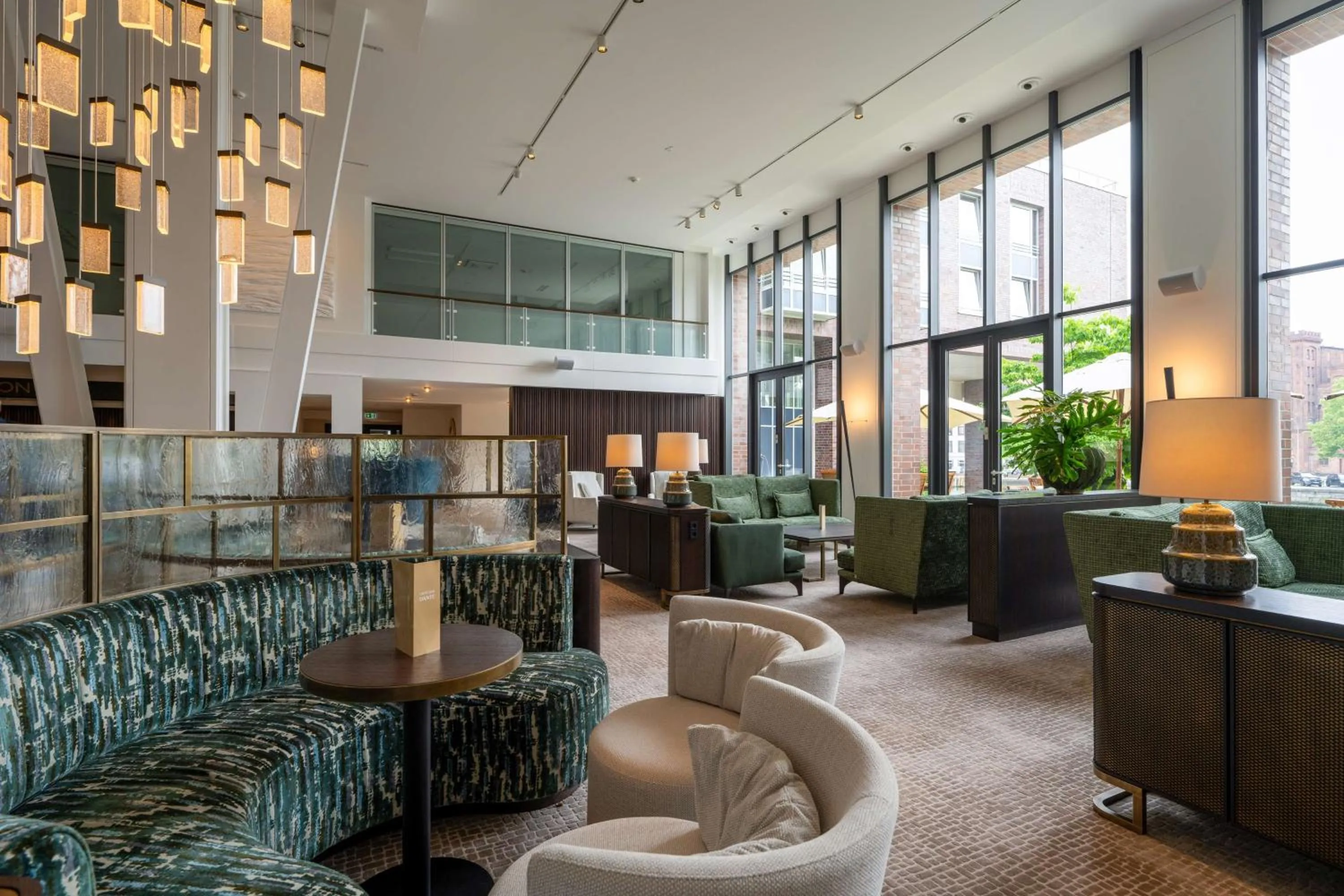 Lobby or reception in Radisson Blu Senator Hotel, Lübeck