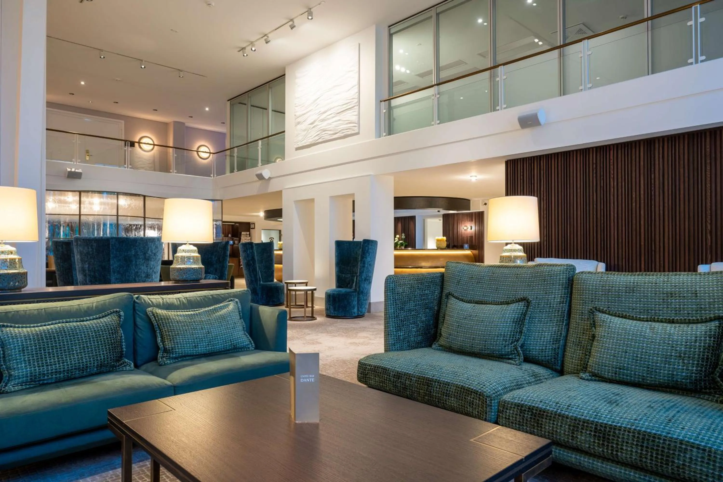 Lobby or reception in Radisson Blu Senator Hotel, Lübeck