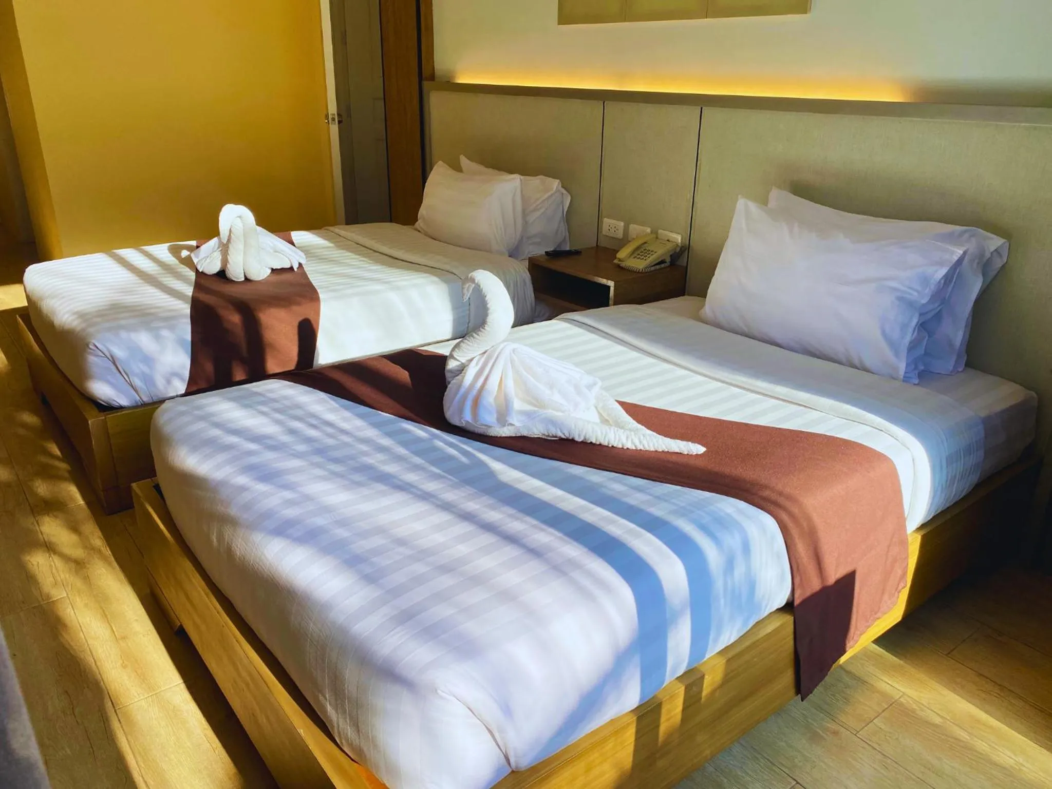 Bed in Aquamira Hotel & Resort