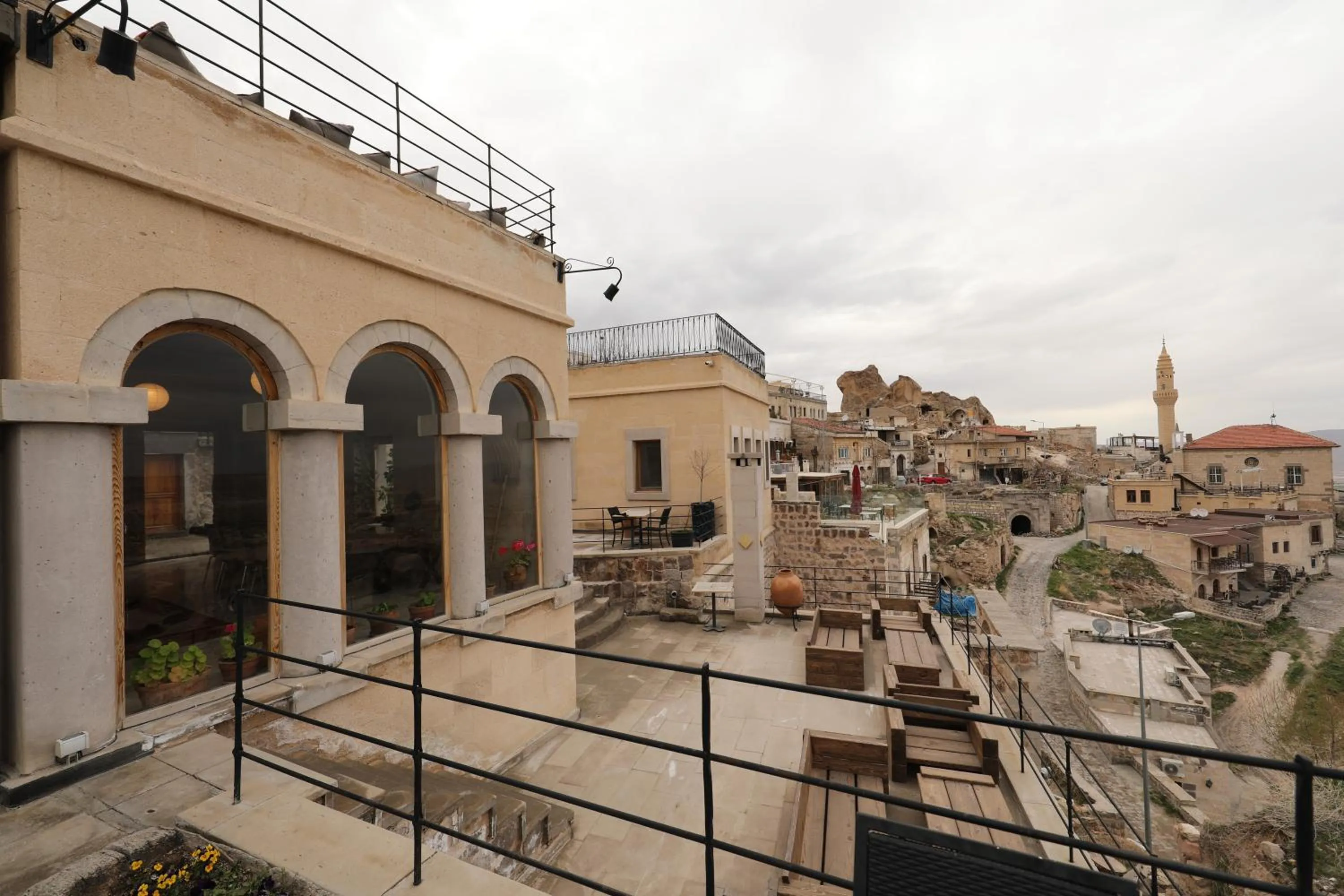 Property building in Helike Cave Suites