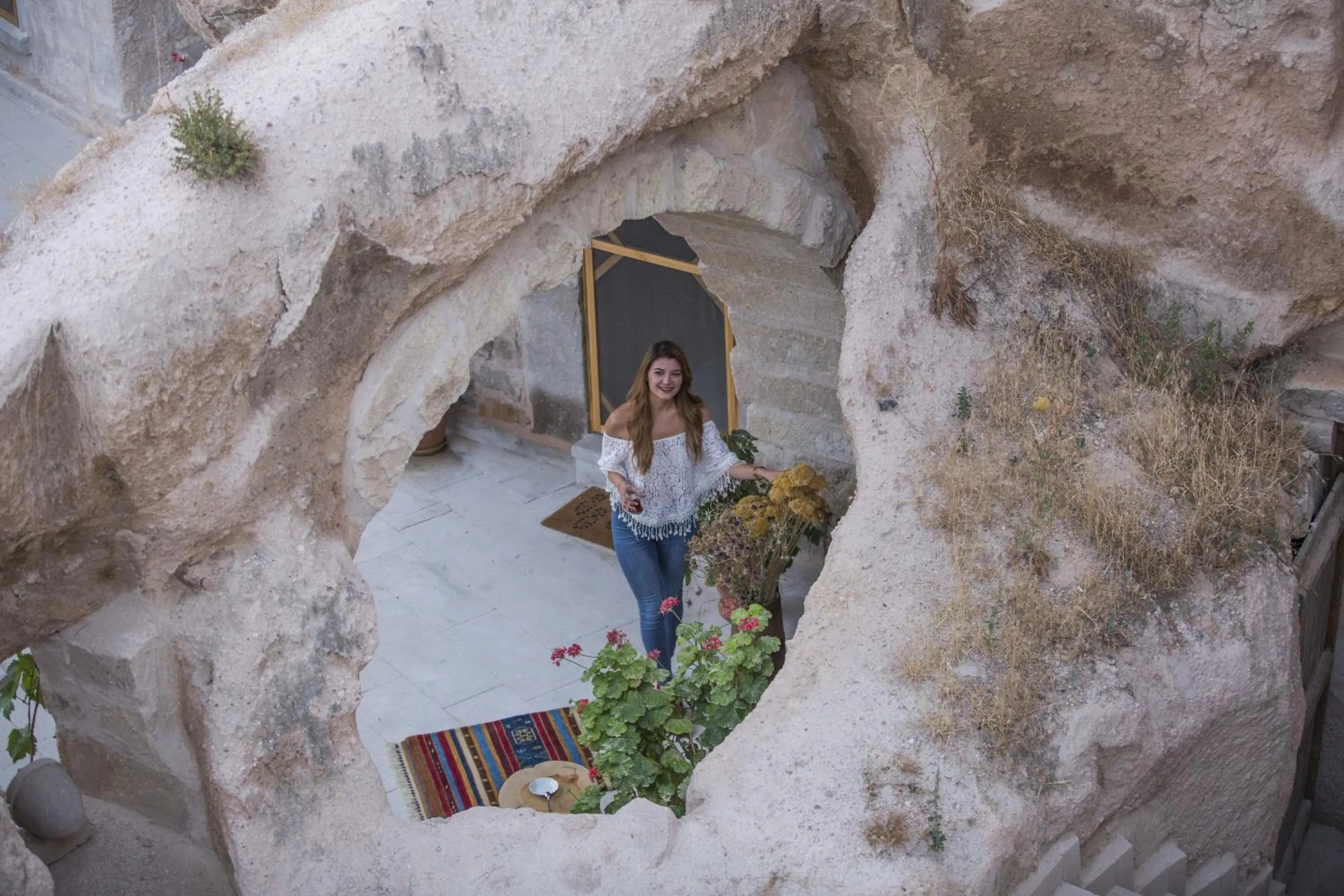 Property building in Helike Cave Suites