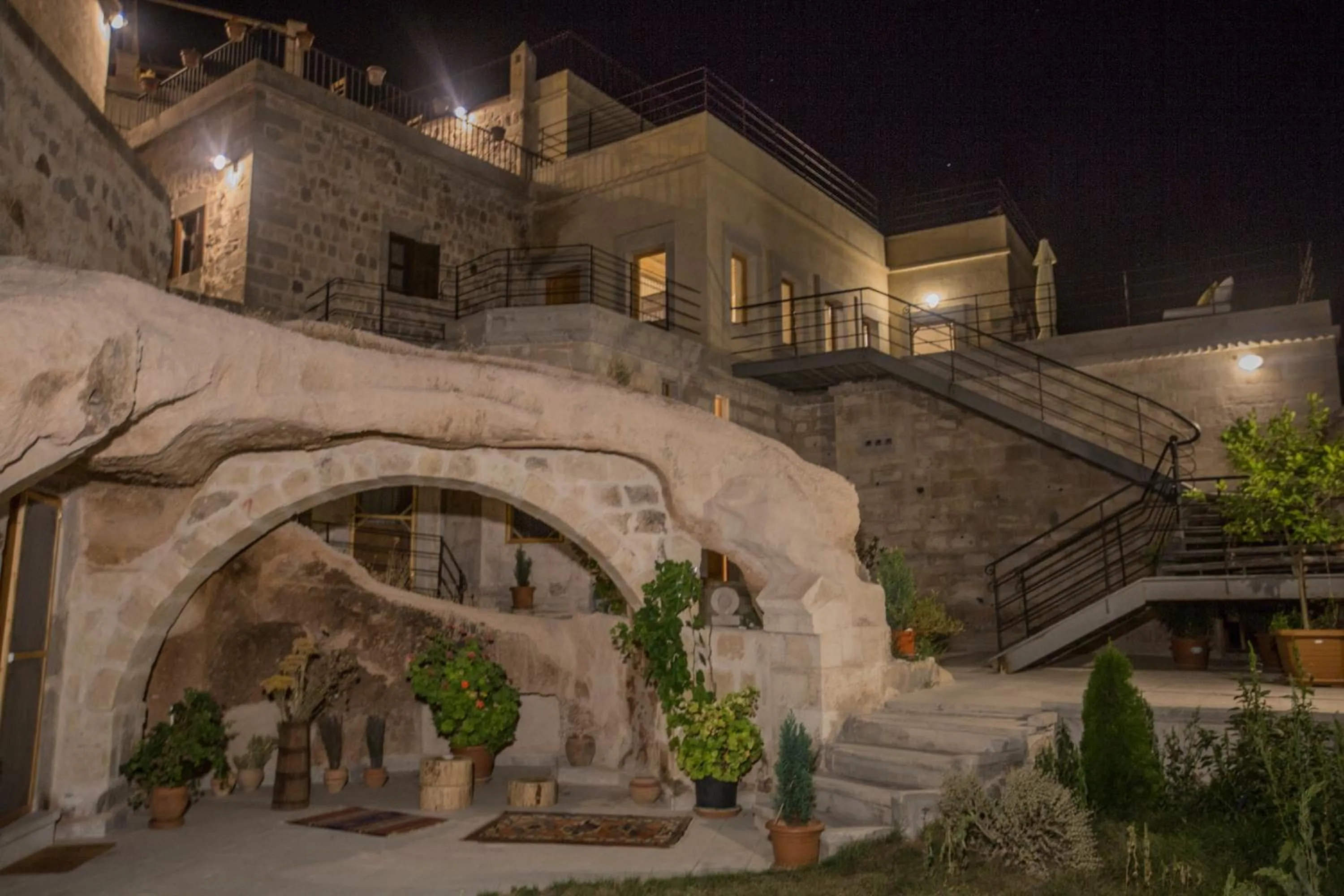 Property building in Helike Cave Suites