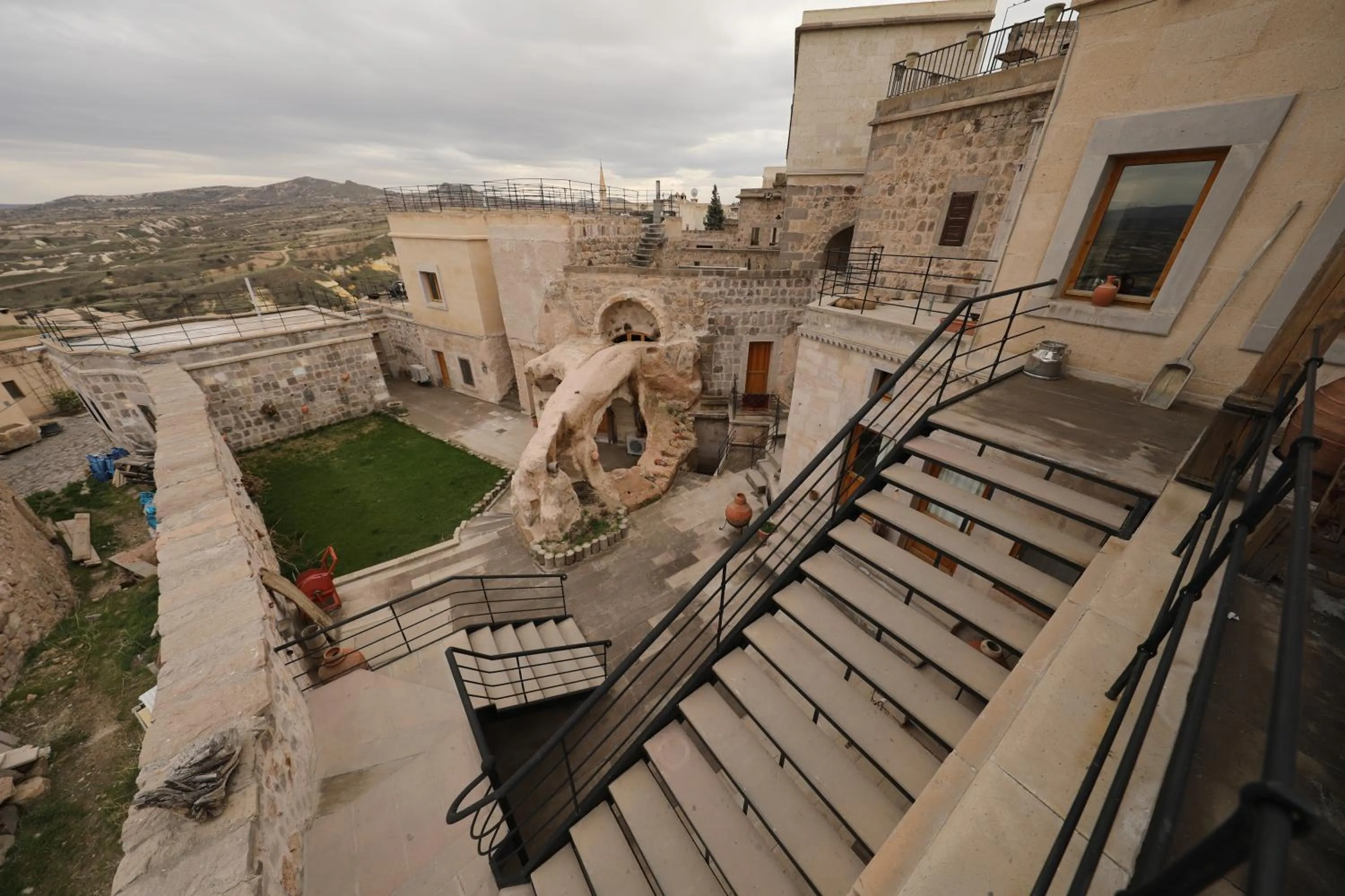 Property building in Helike Cave Suites