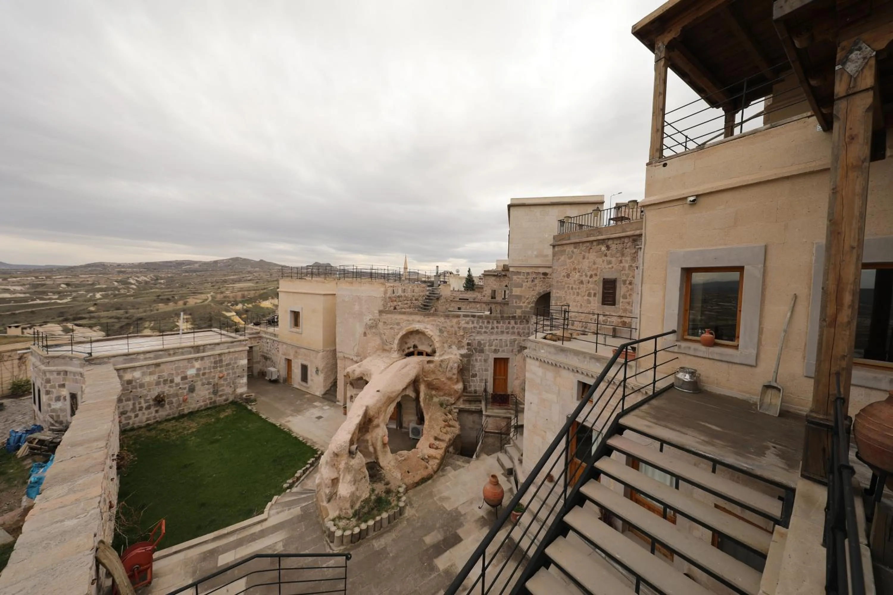 Garden in Helike Cave Suites
