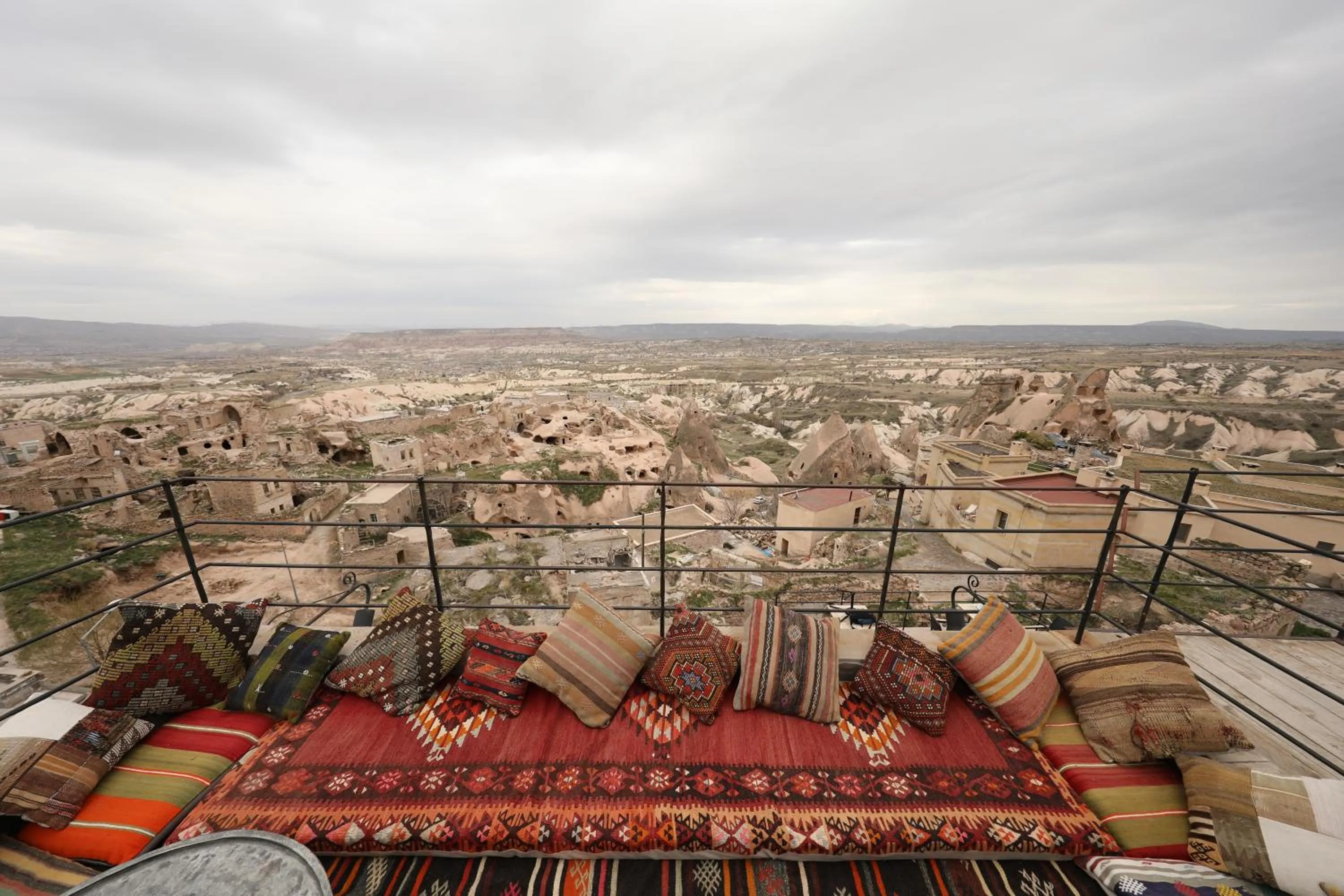 Balcony/Terrace in Helike Cave Suites