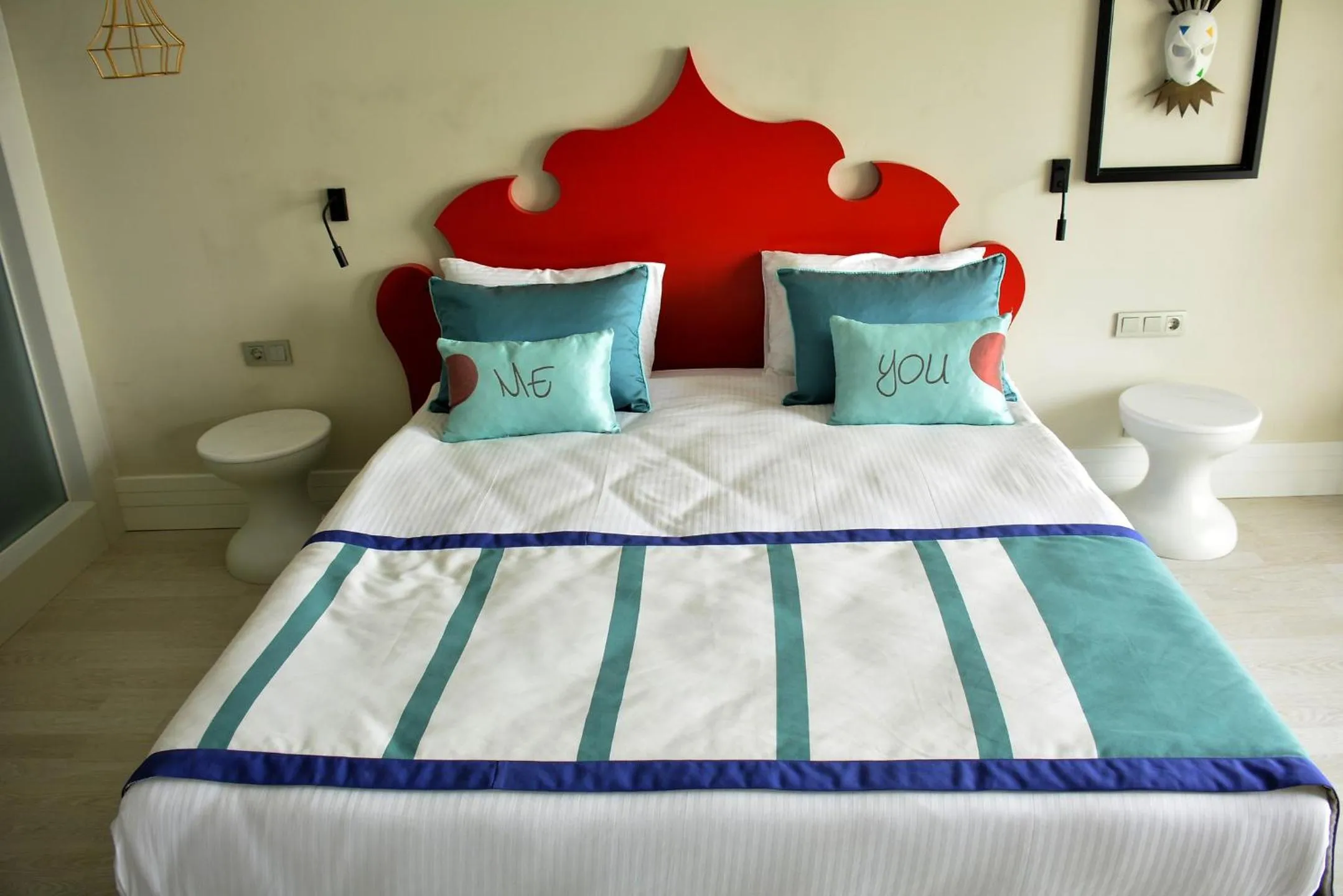 Bed in Seaden Valentine Resort & Spa