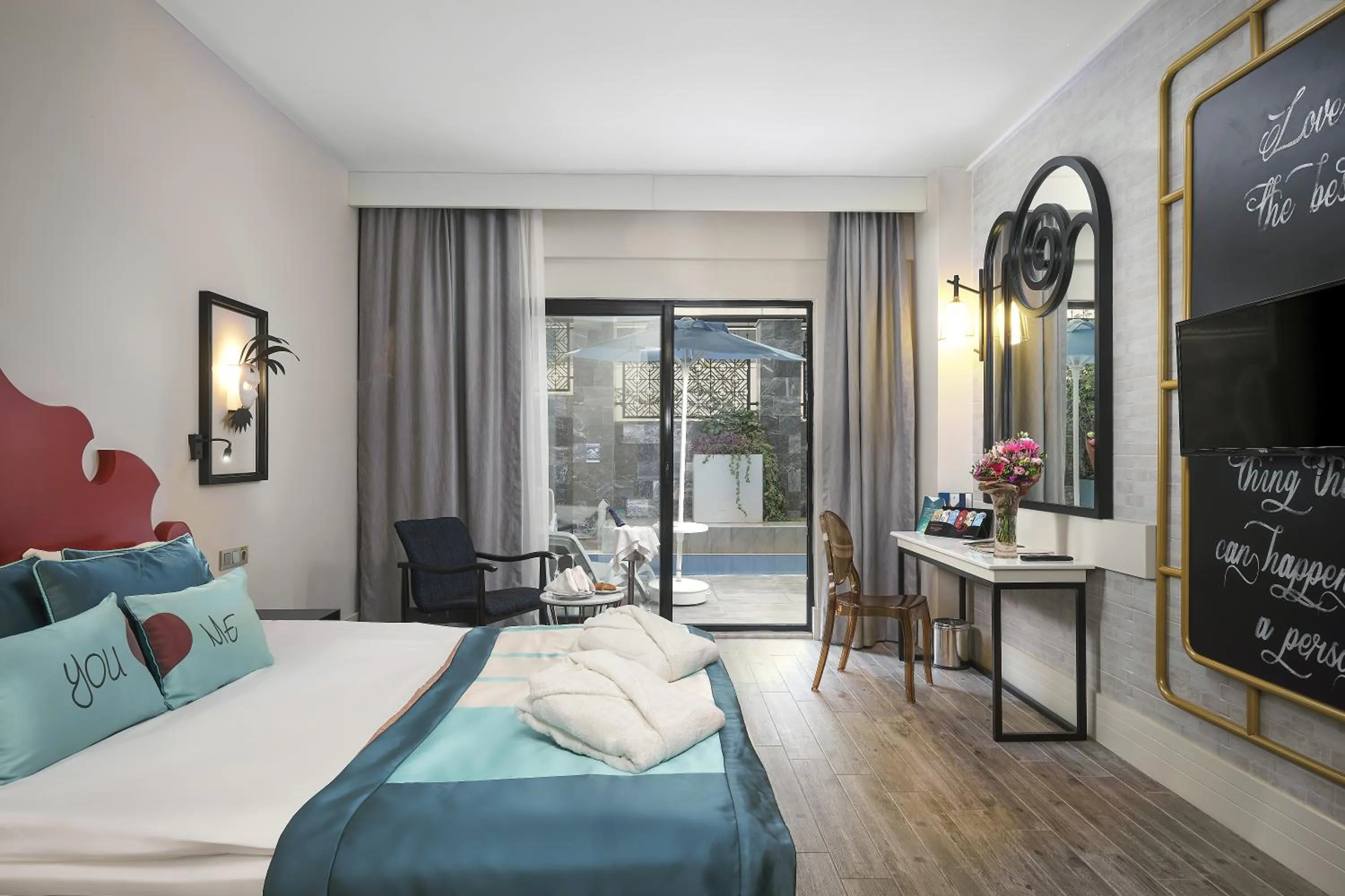 Bed in Seaden Valentine Resort & Spa