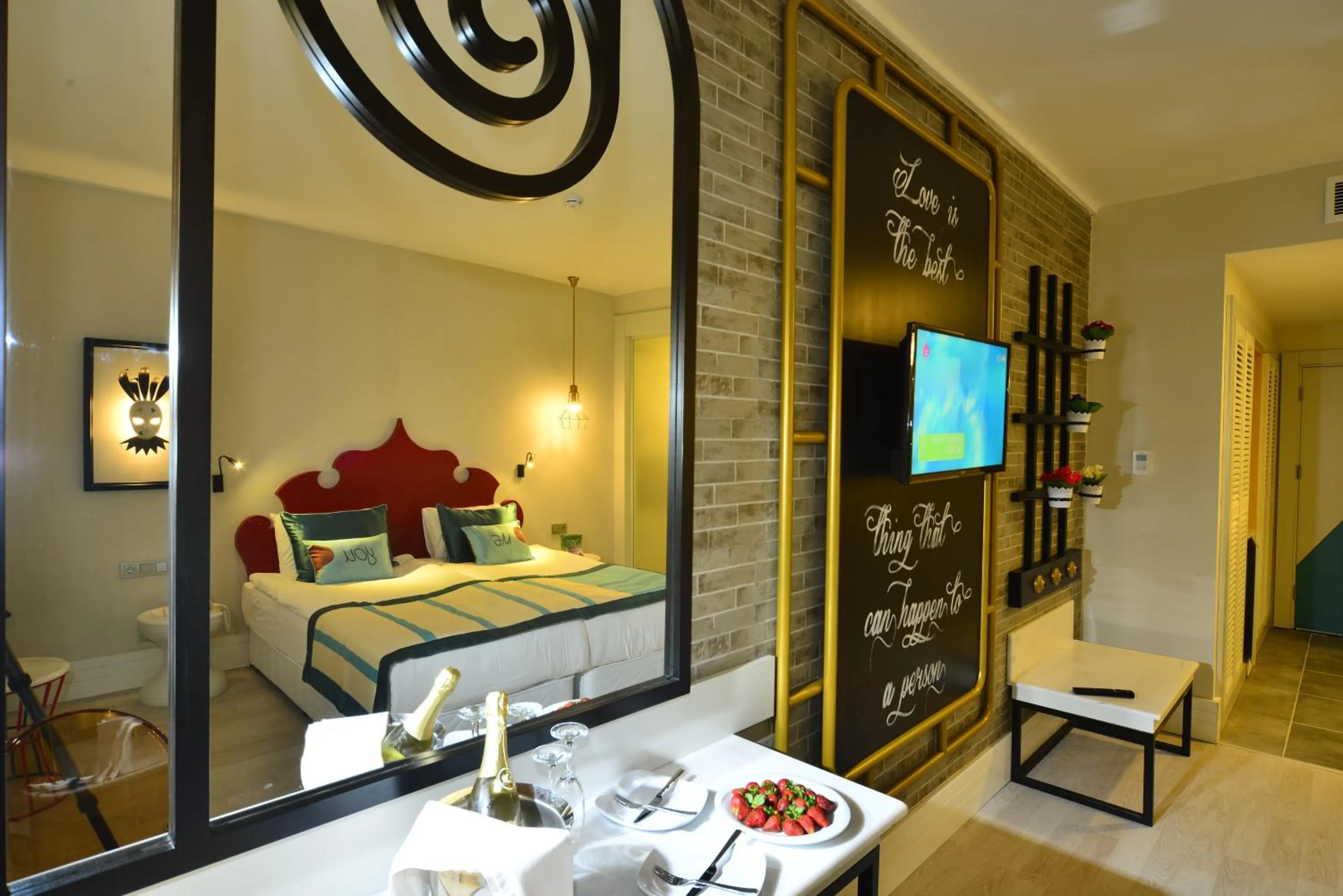 Bed in Seaden Valentine Resort & Spa