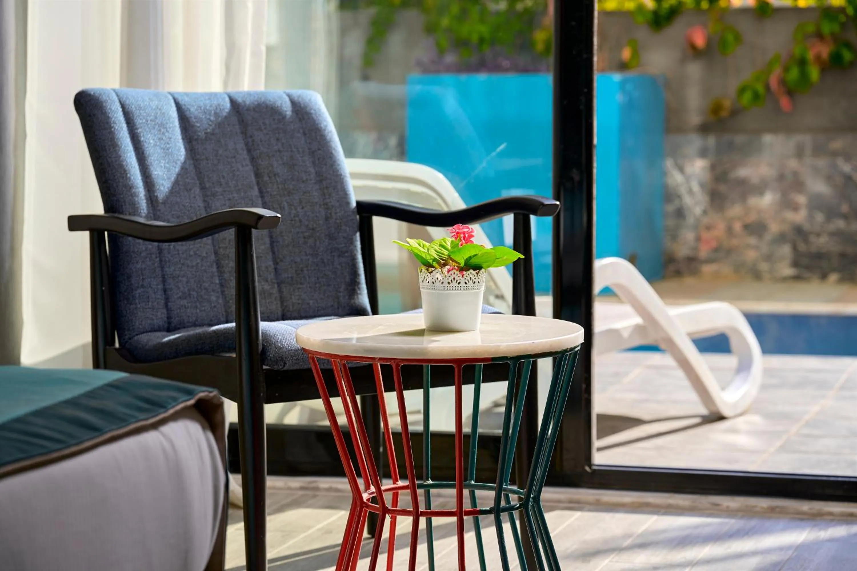 Patio in Seaden Valentine Resort & Spa