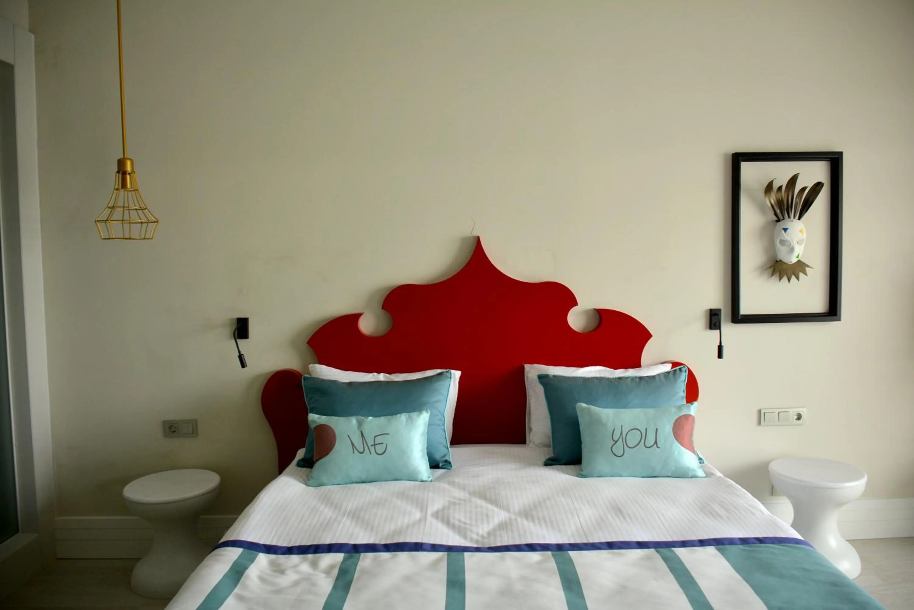 Bed in Seaden Valentine Resort & Spa