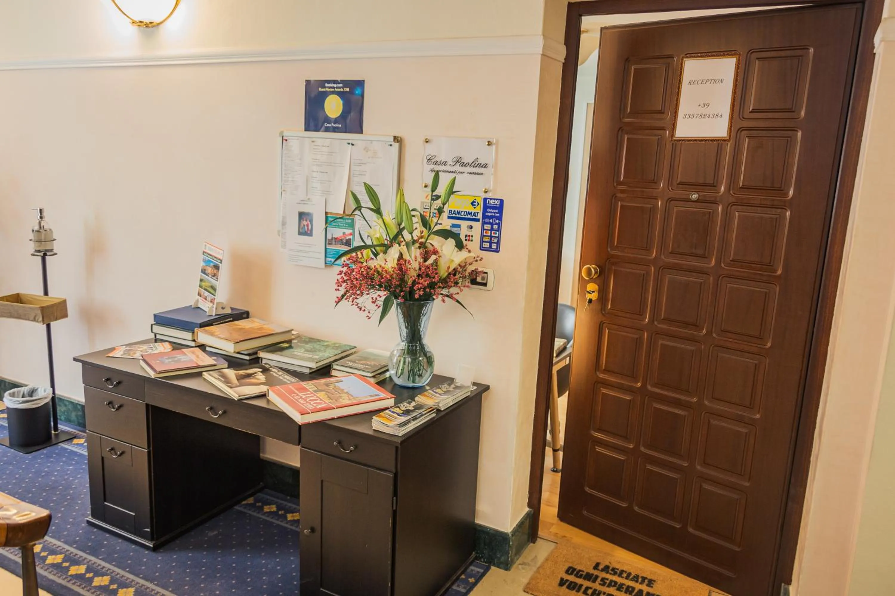 Lobby or reception in Casa Paolina
