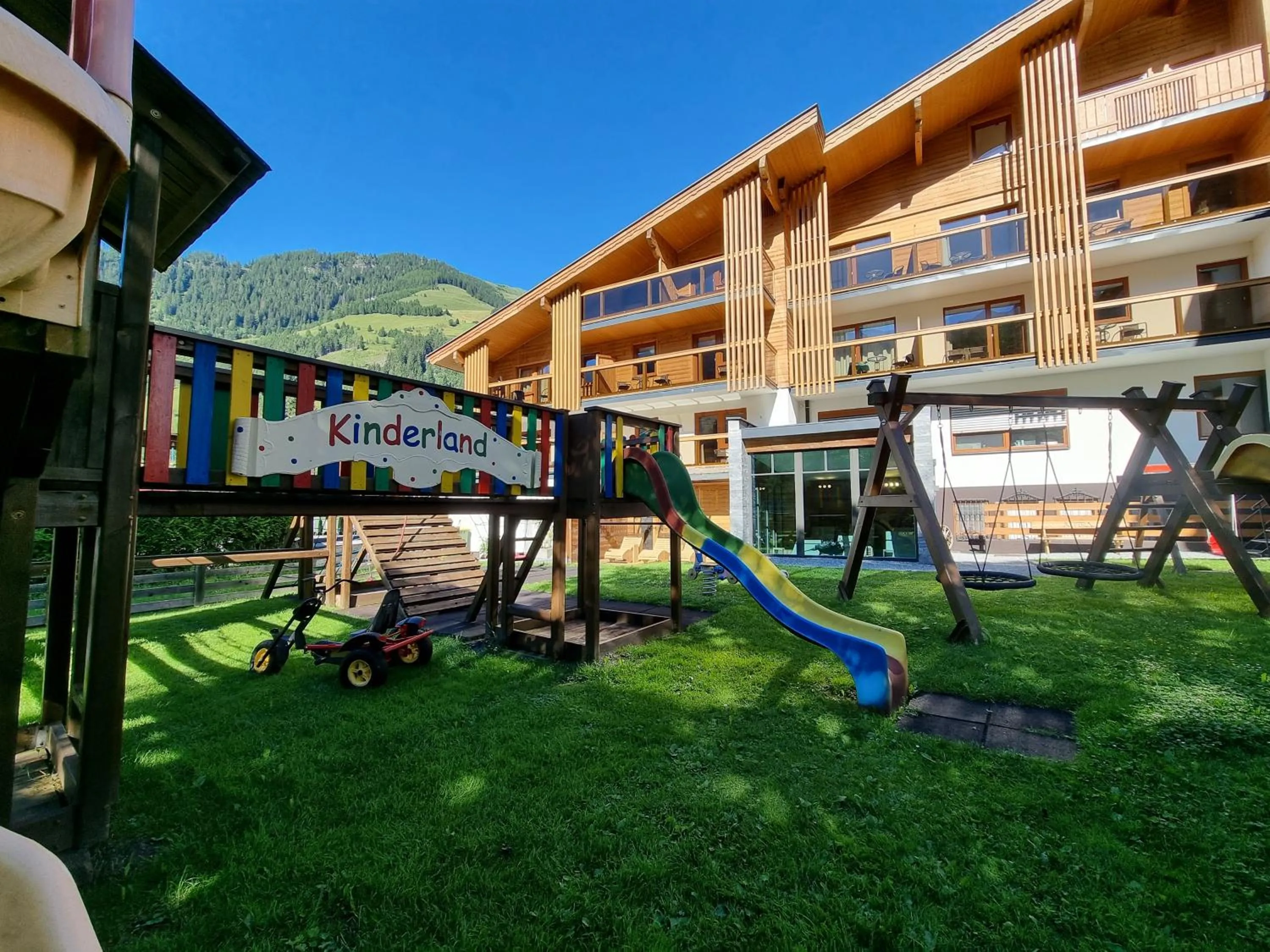Children play ground in Hotel Alpina