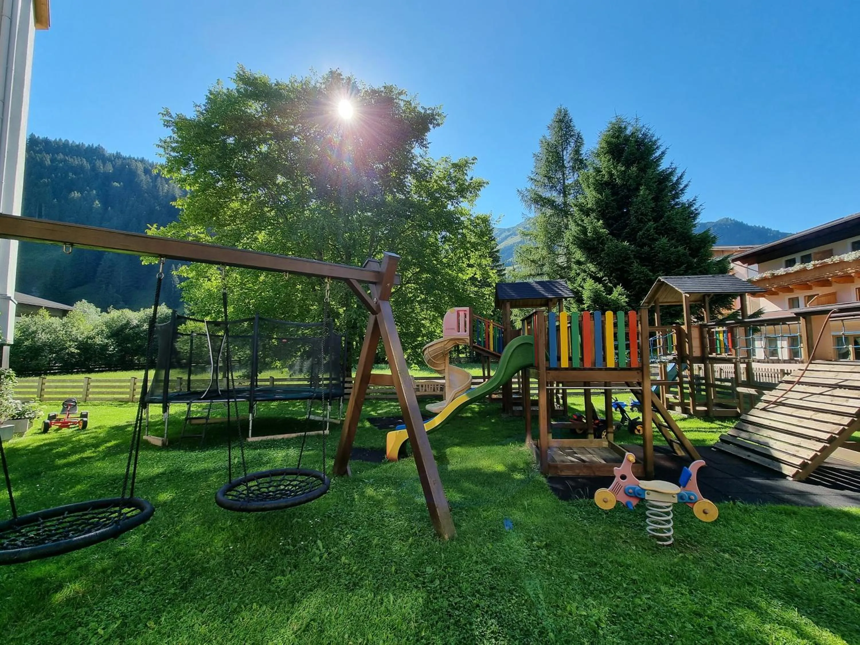 Children play ground in Hotel Alpina