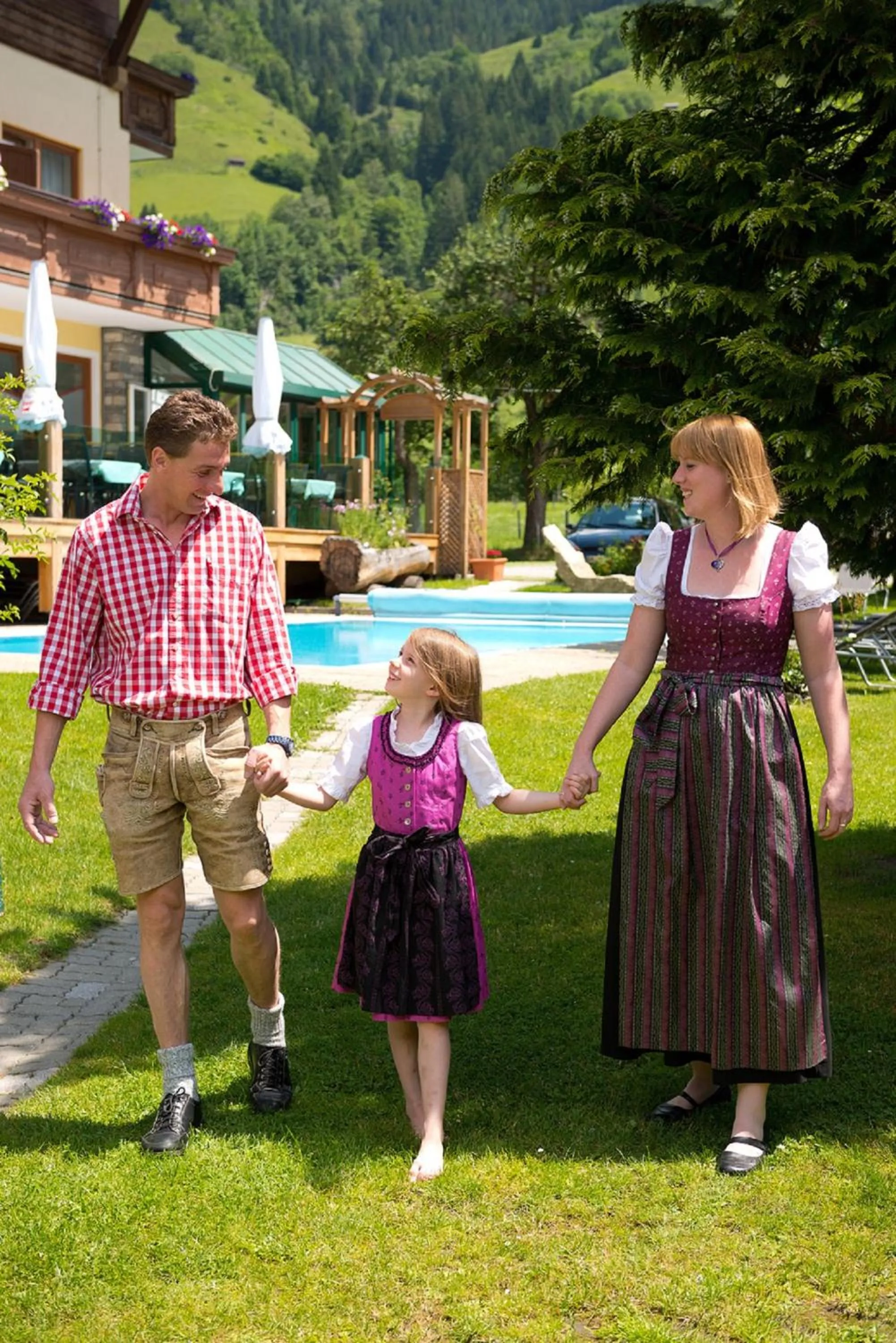 Family in Hotel Alpina