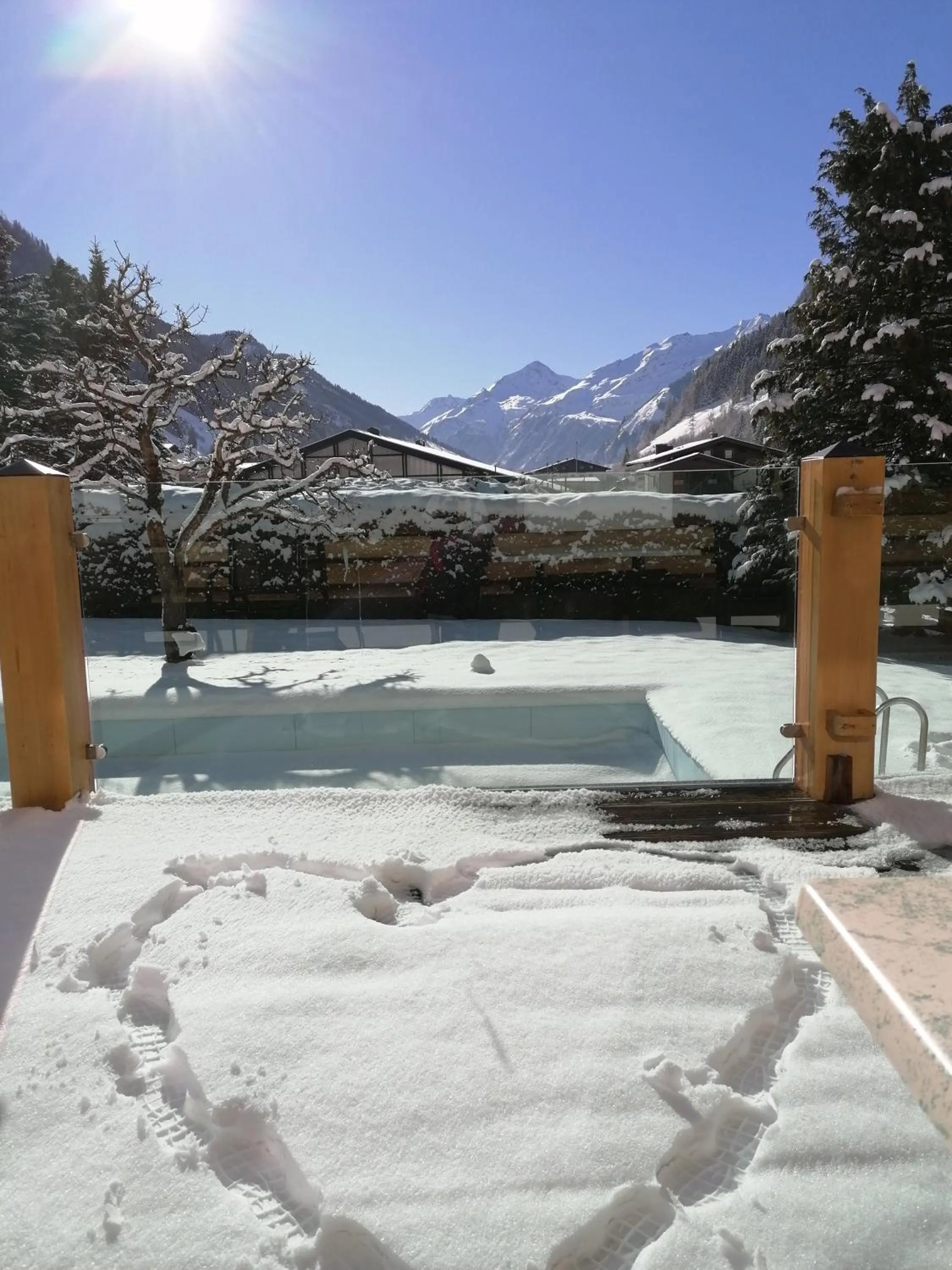 Mountain view in Hotel Alpina