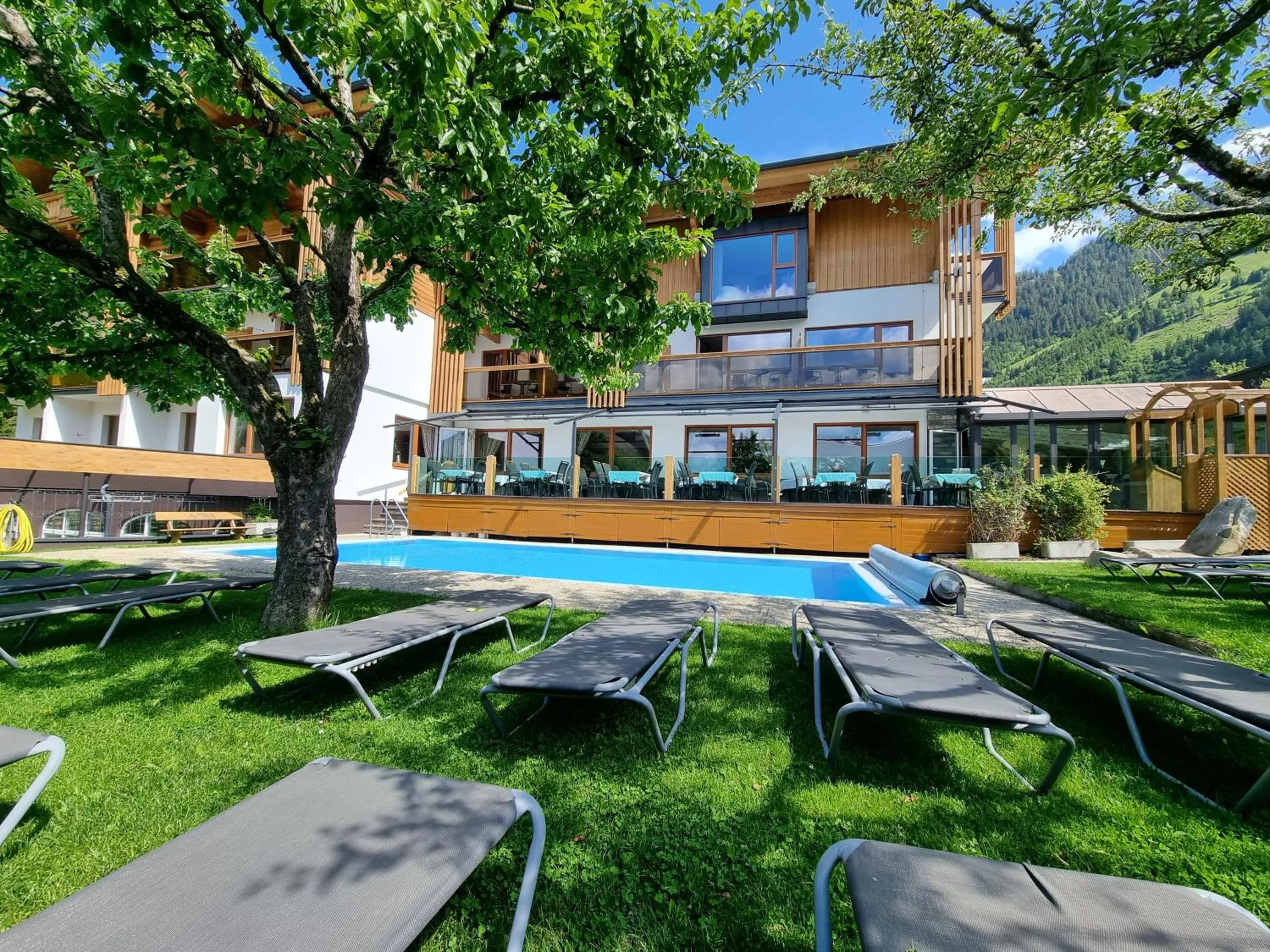 Garden in Hotel Alpina