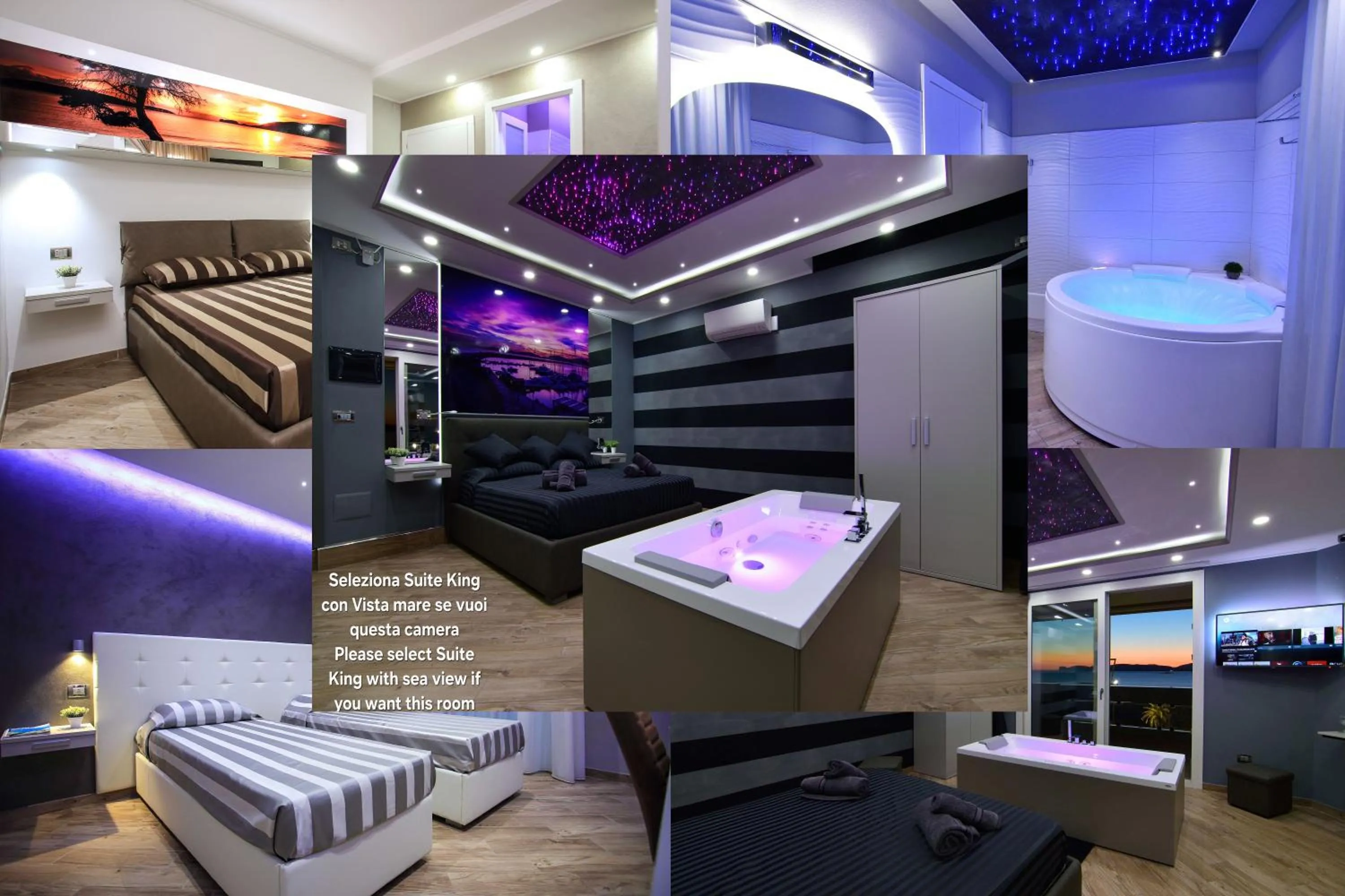 Bedroom, Bed in Starry Sky Charming House