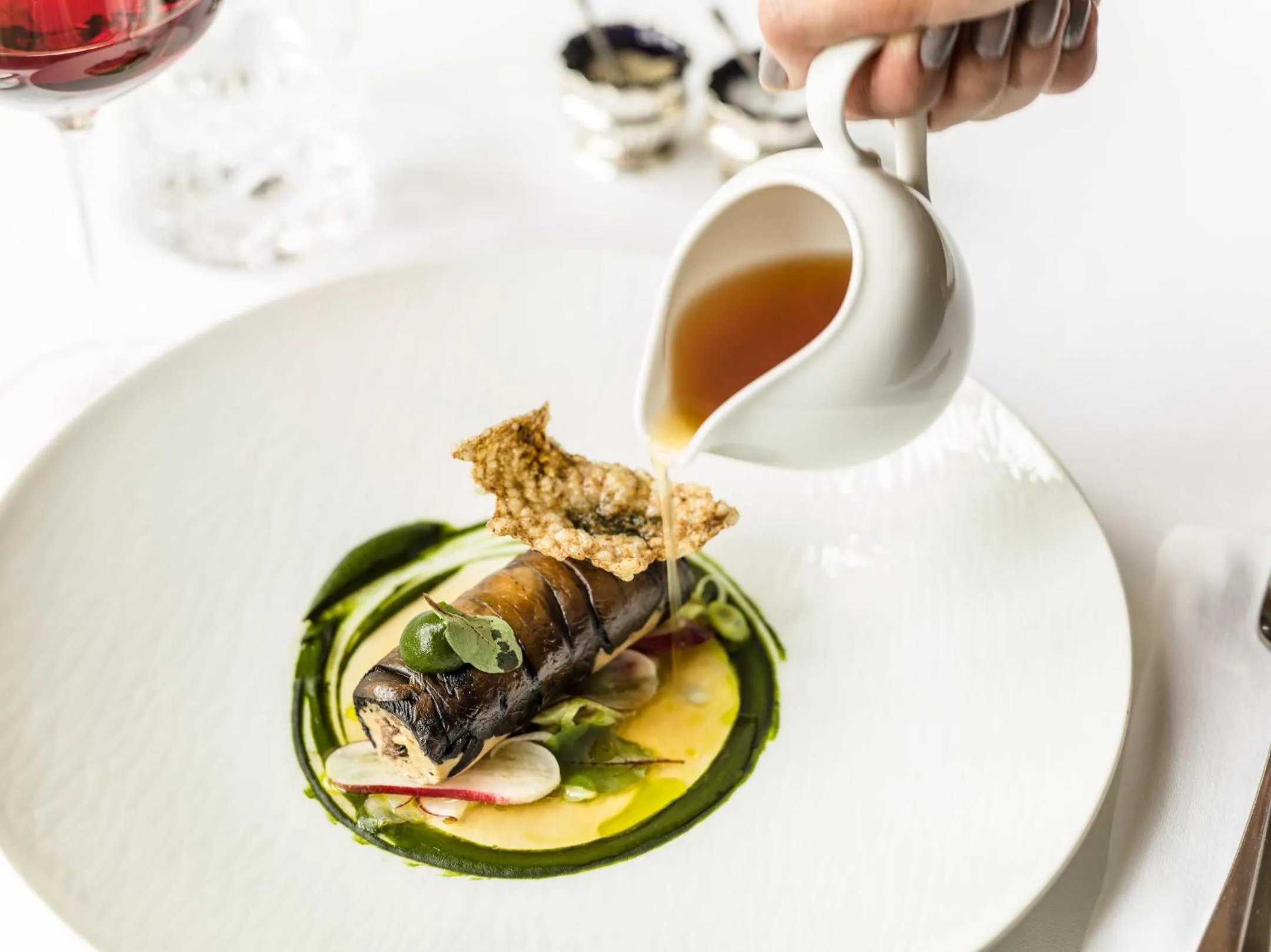 Food close-up in Palé Hall