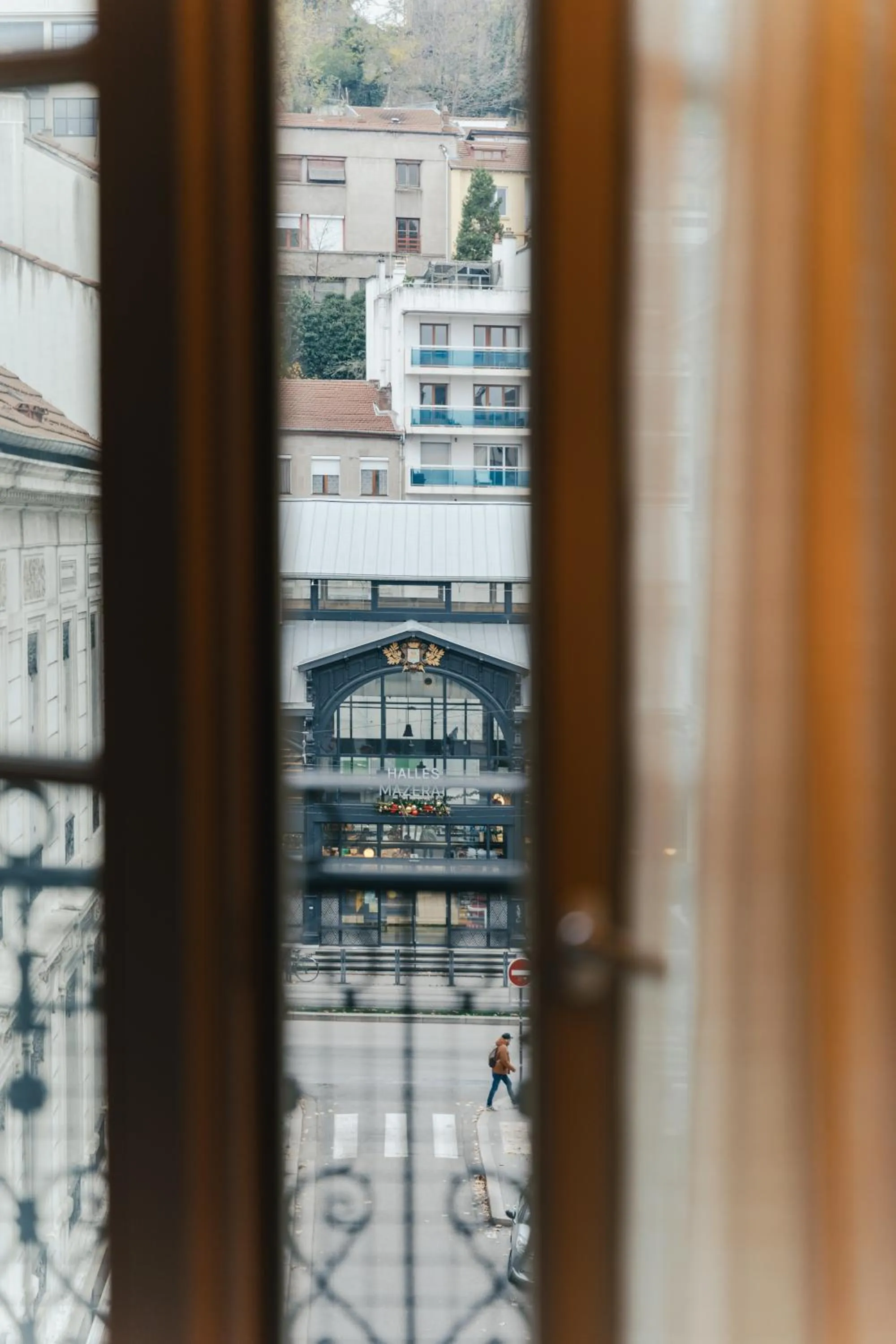 City view in Comfort Aparthotel Saint-Etienne