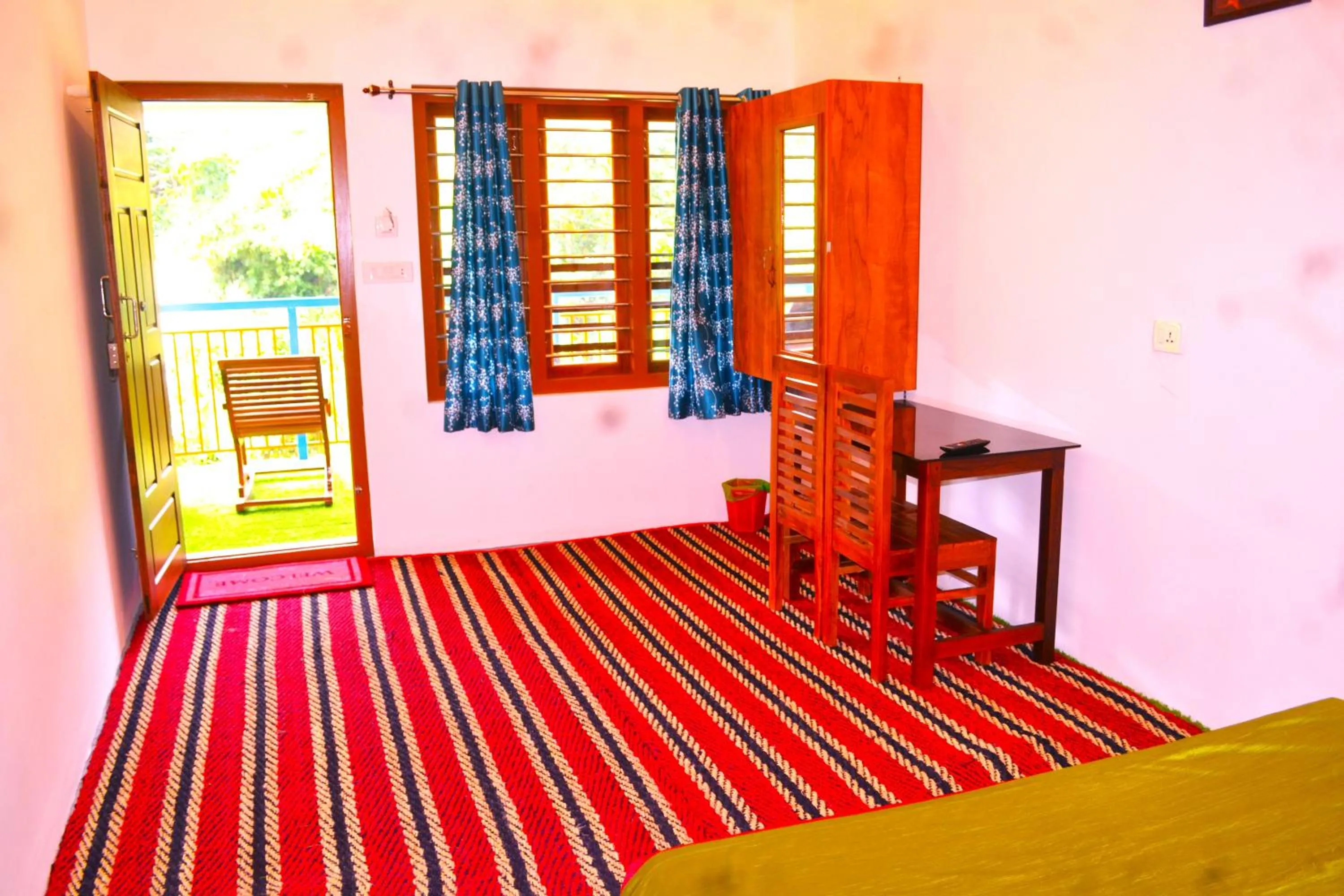 Bed in Arabian Nights Munnar Pool Villa