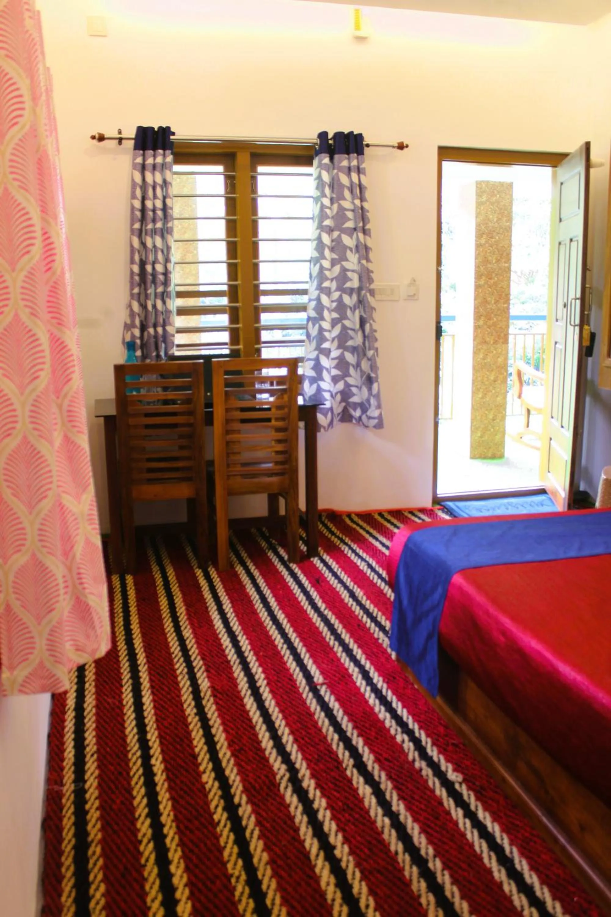 Bed in Arabian Nights Munnar Pool Villa