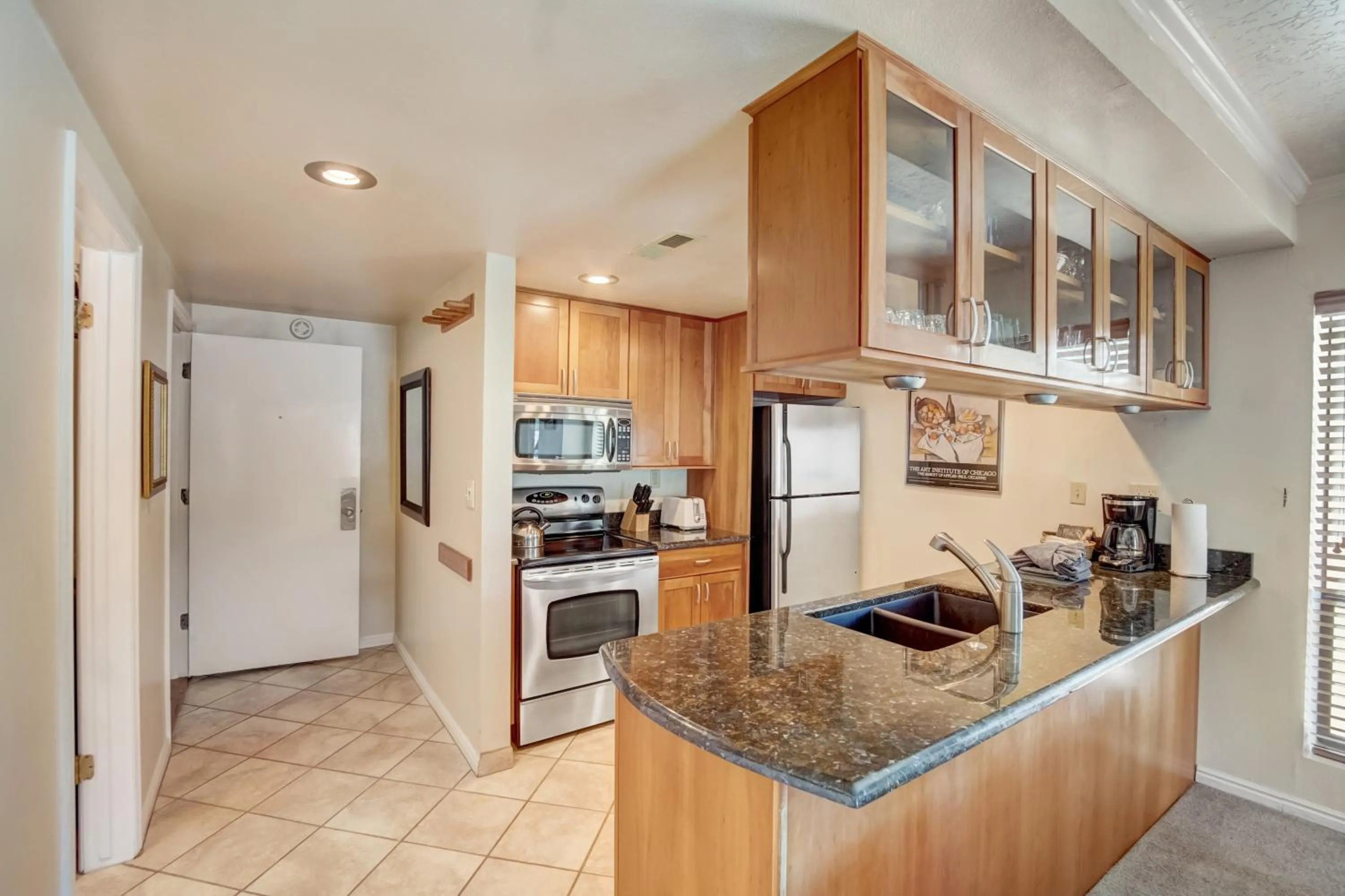 kitchen in Shadow Ridge by All Seasons Resort Lodging