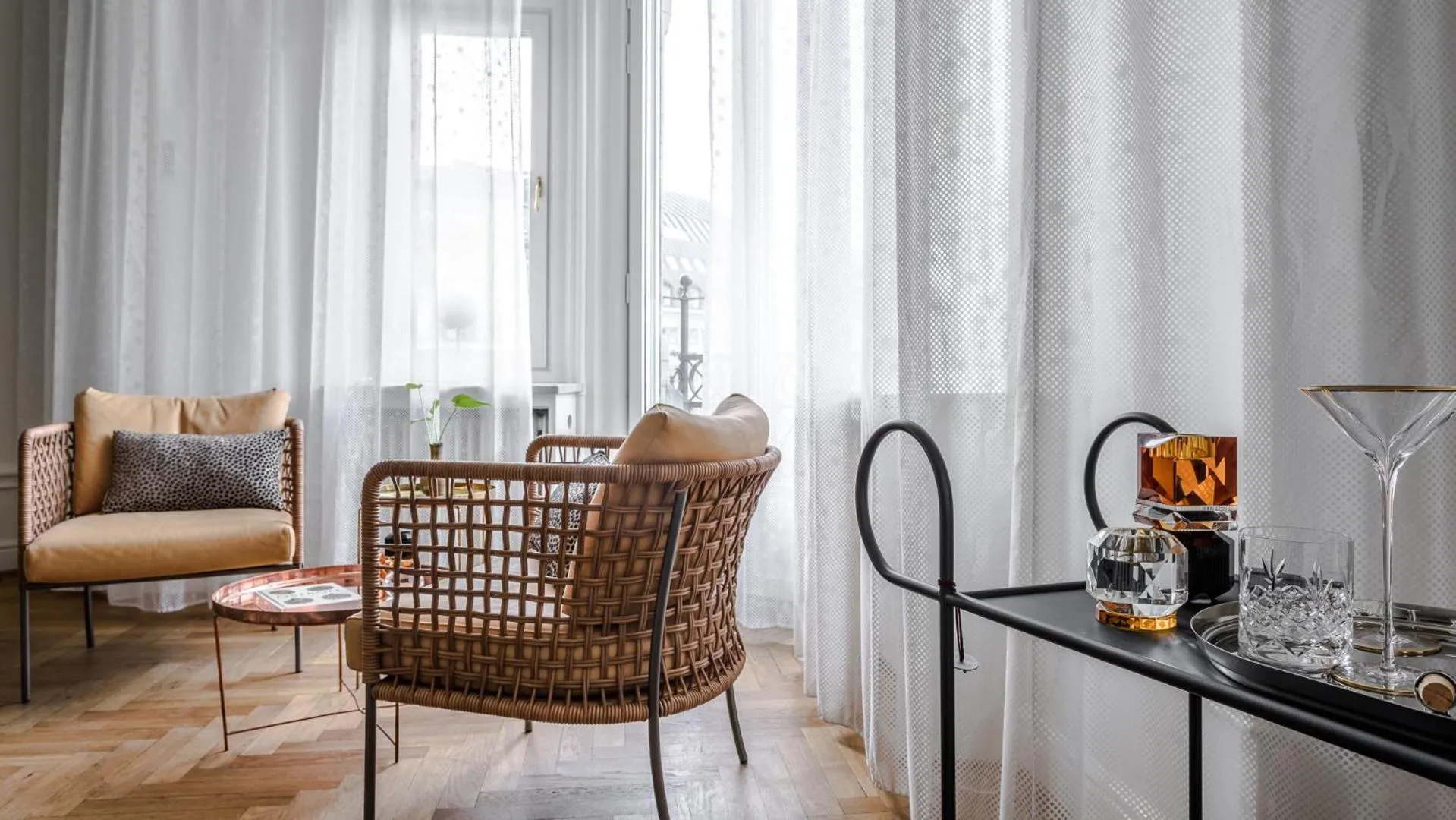 Living room in Nobis Hotel Stockholm, a Member of Design Hotels