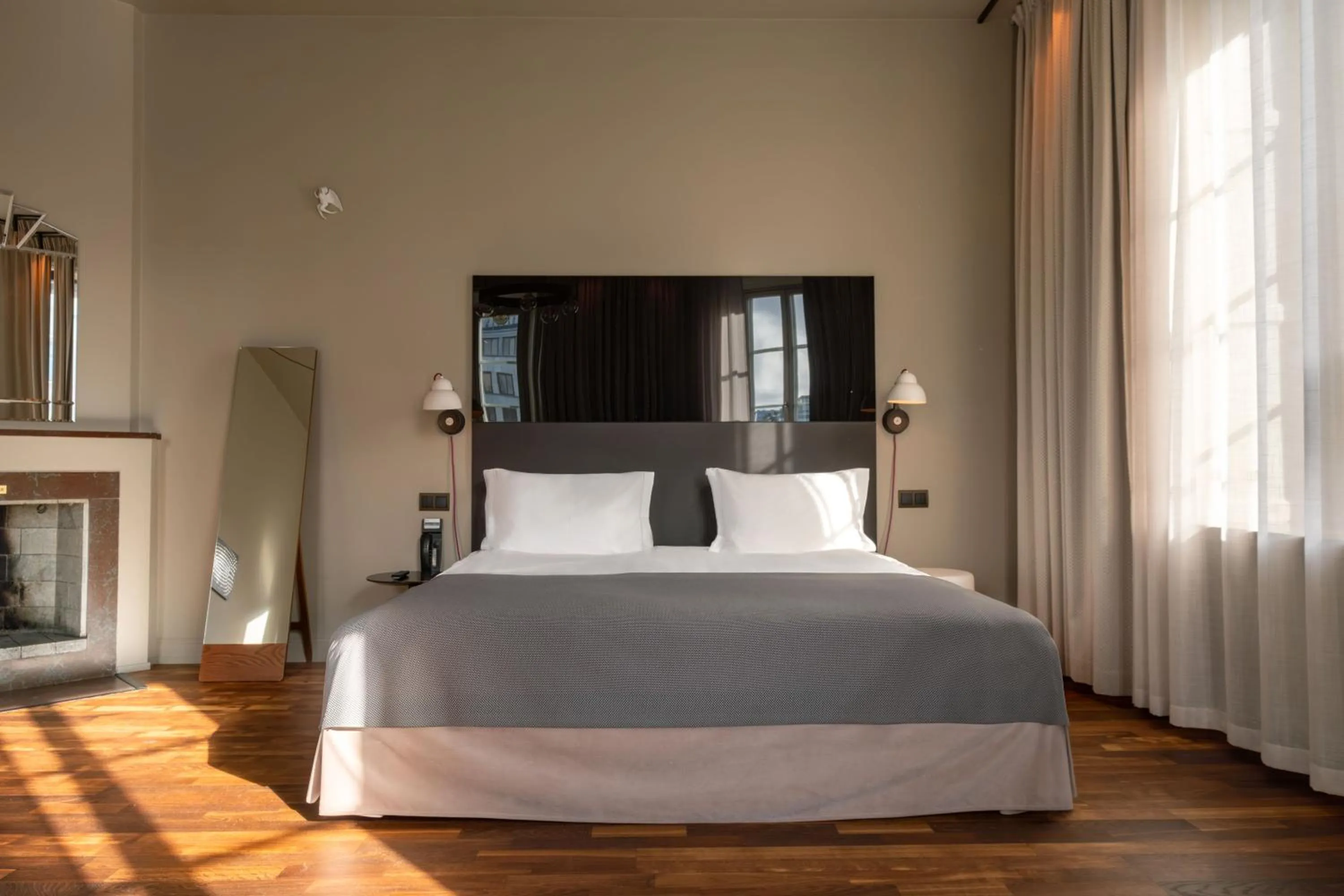 Bed in Nobis Hotel Stockholm, a Member of Design Hotels