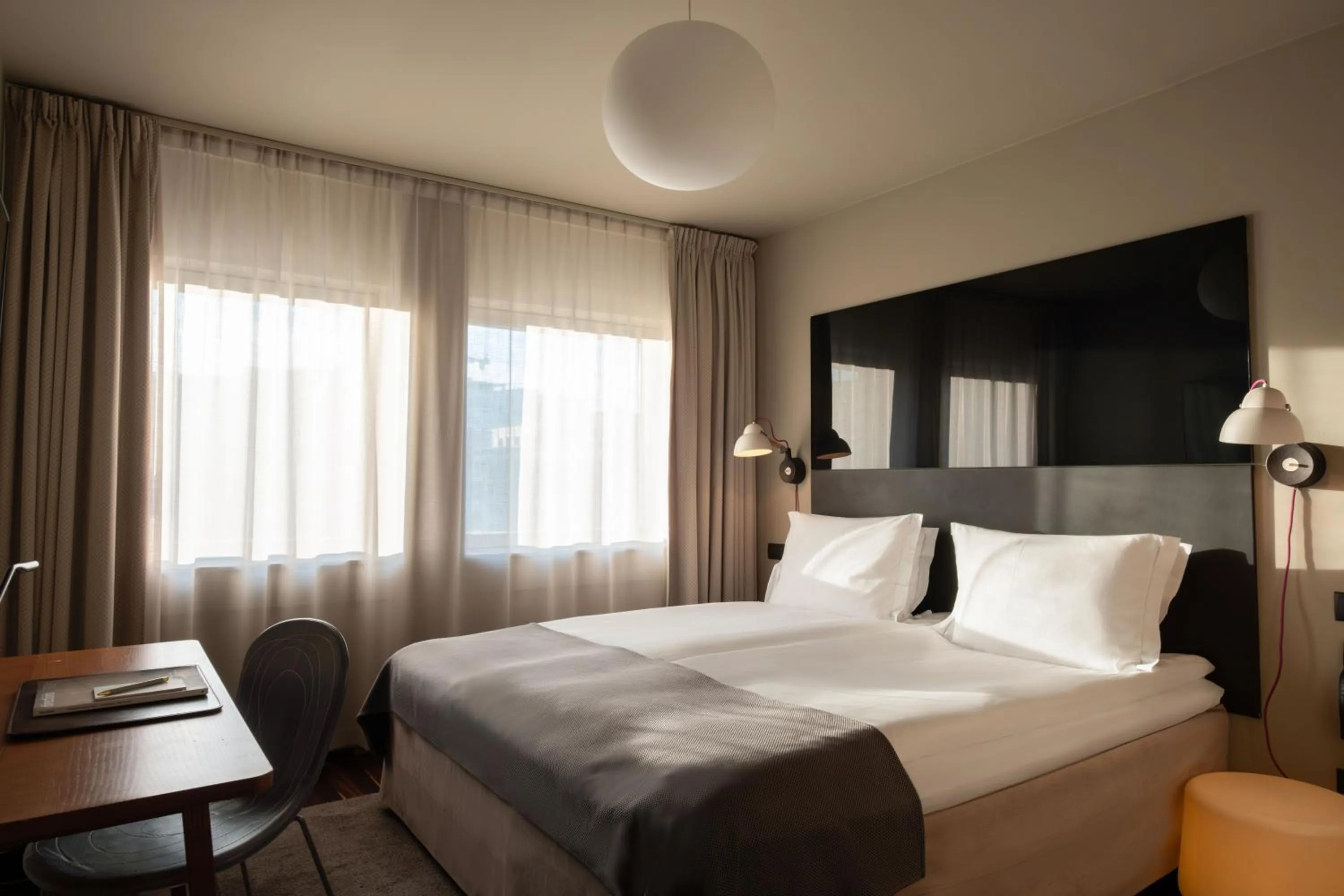 Bed in Nobis Hotel Stockholm, a Member of Design Hotels