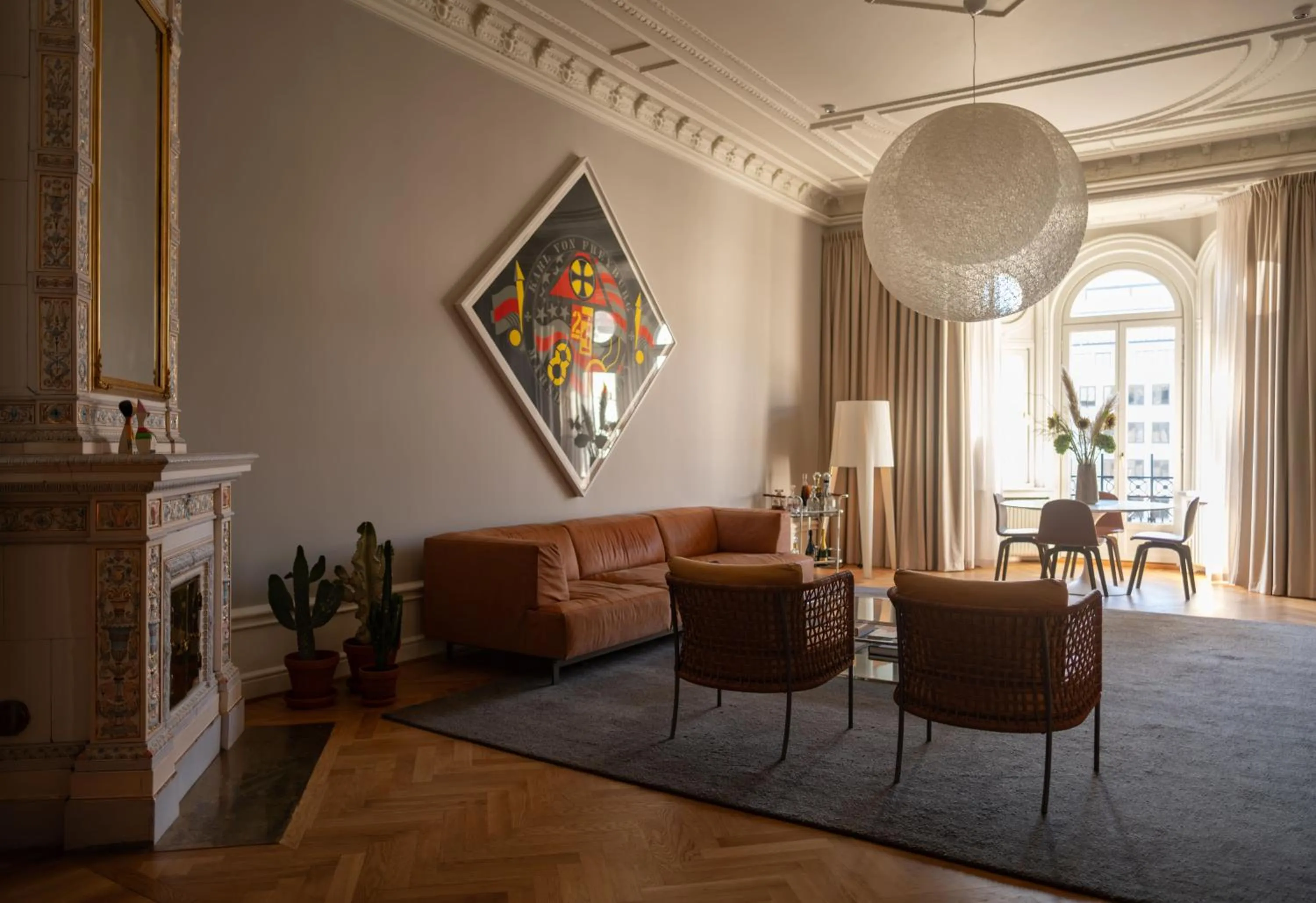 Seating area in Nobis Hotel Stockholm, a Member of Design Hotels