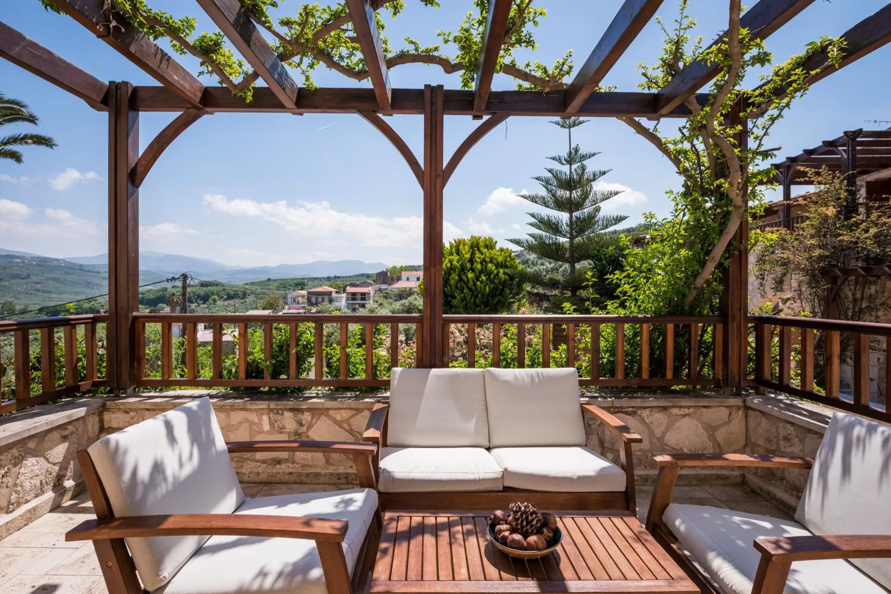 Balcony/Terrace in Spilia Village Hotel & Villas