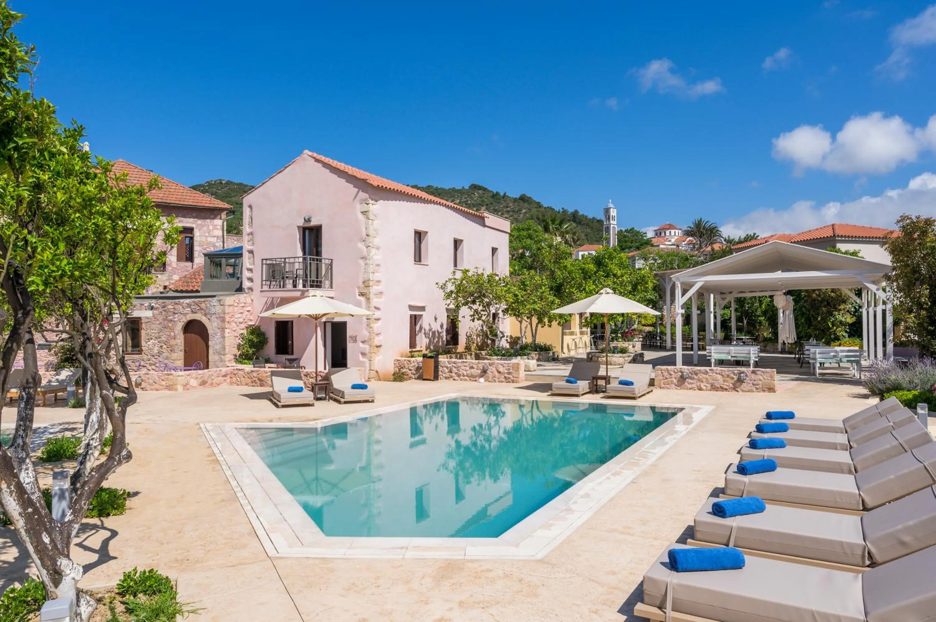 Swimming pool in Spilia Village Hotel & Villas