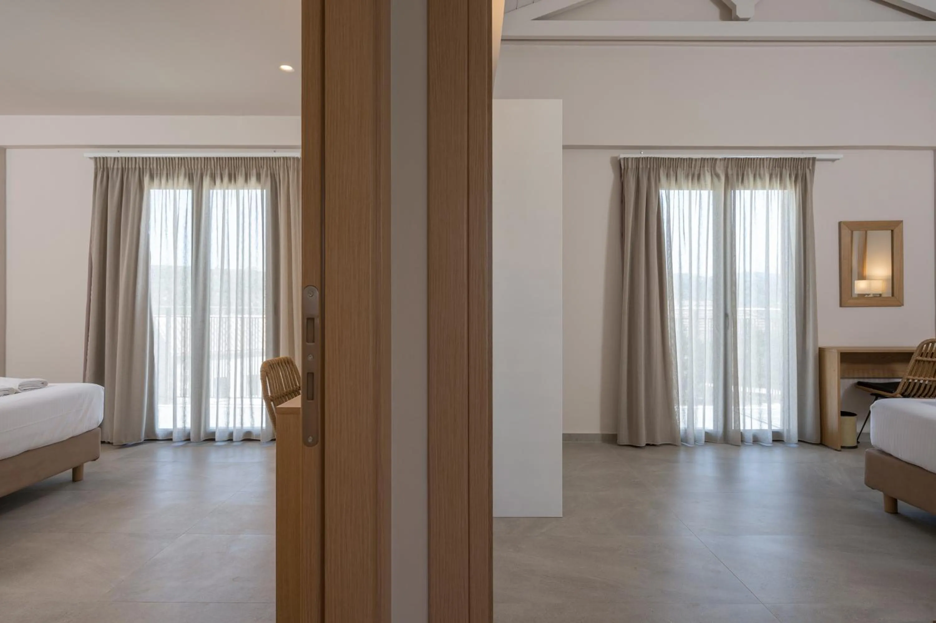 Bed in Spilia Village Hotel & Villas