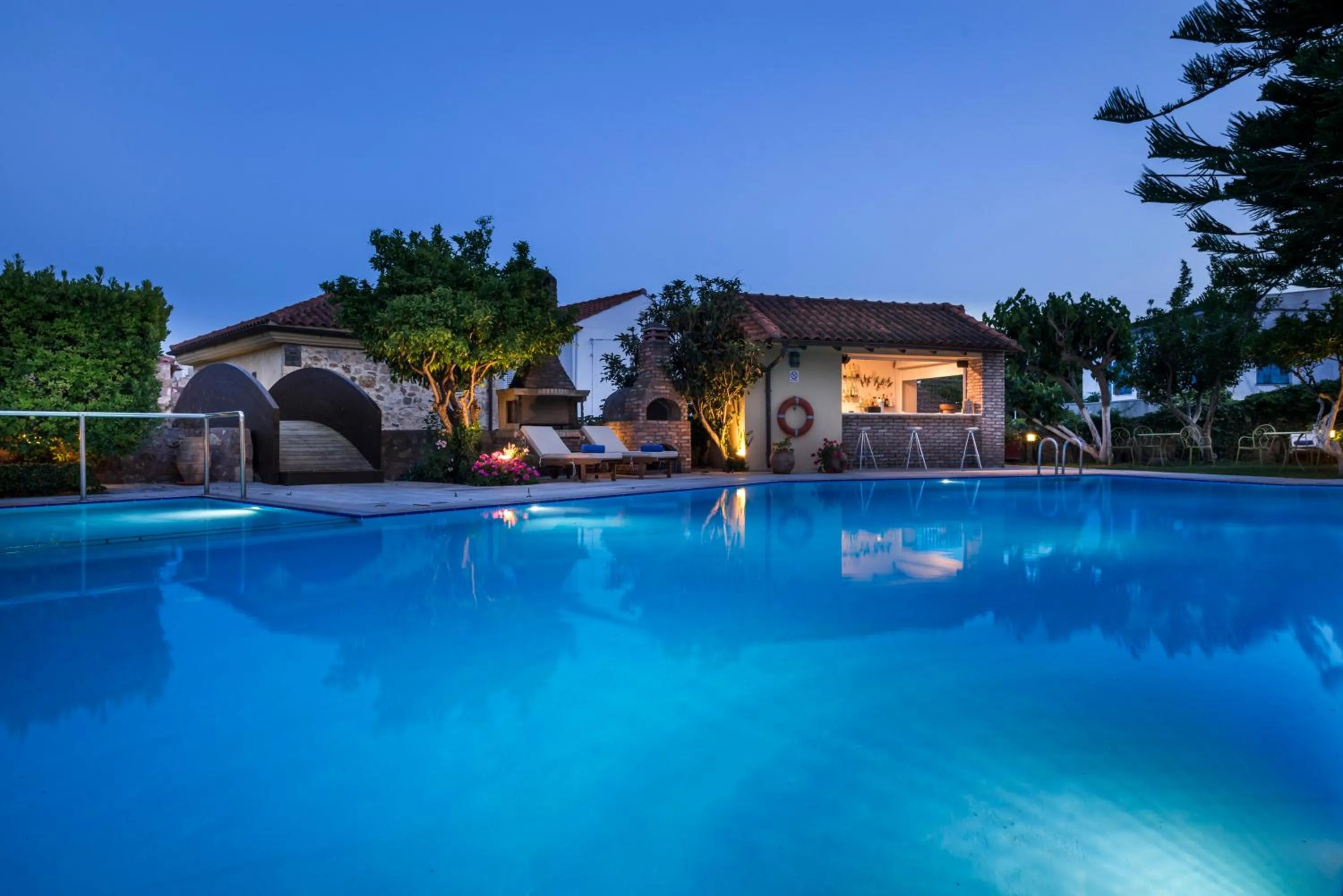 Swimming pool in Spilia Village Hotel & Villas