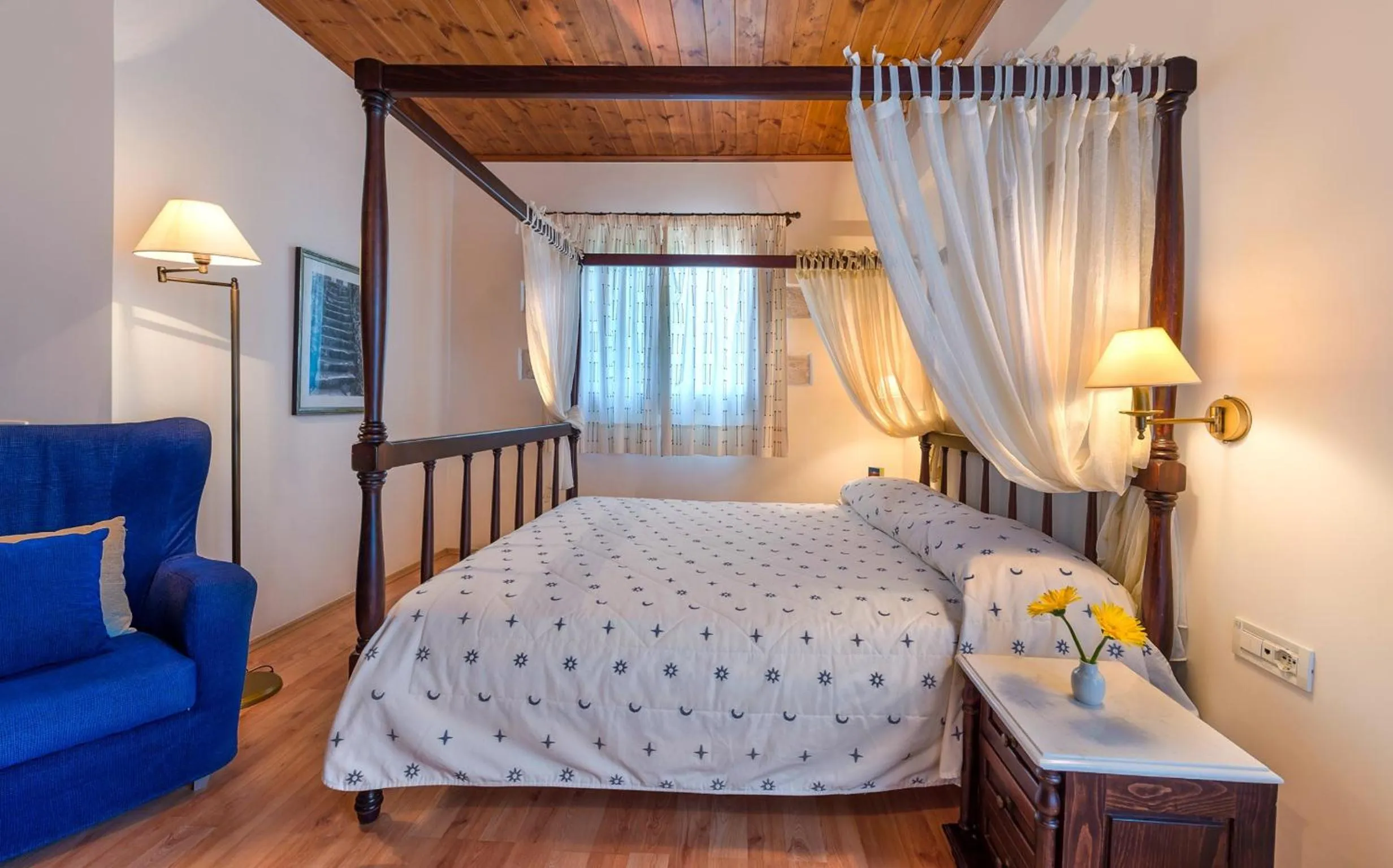 Bedroom, Bed in Spilia Village Hotel & Villas