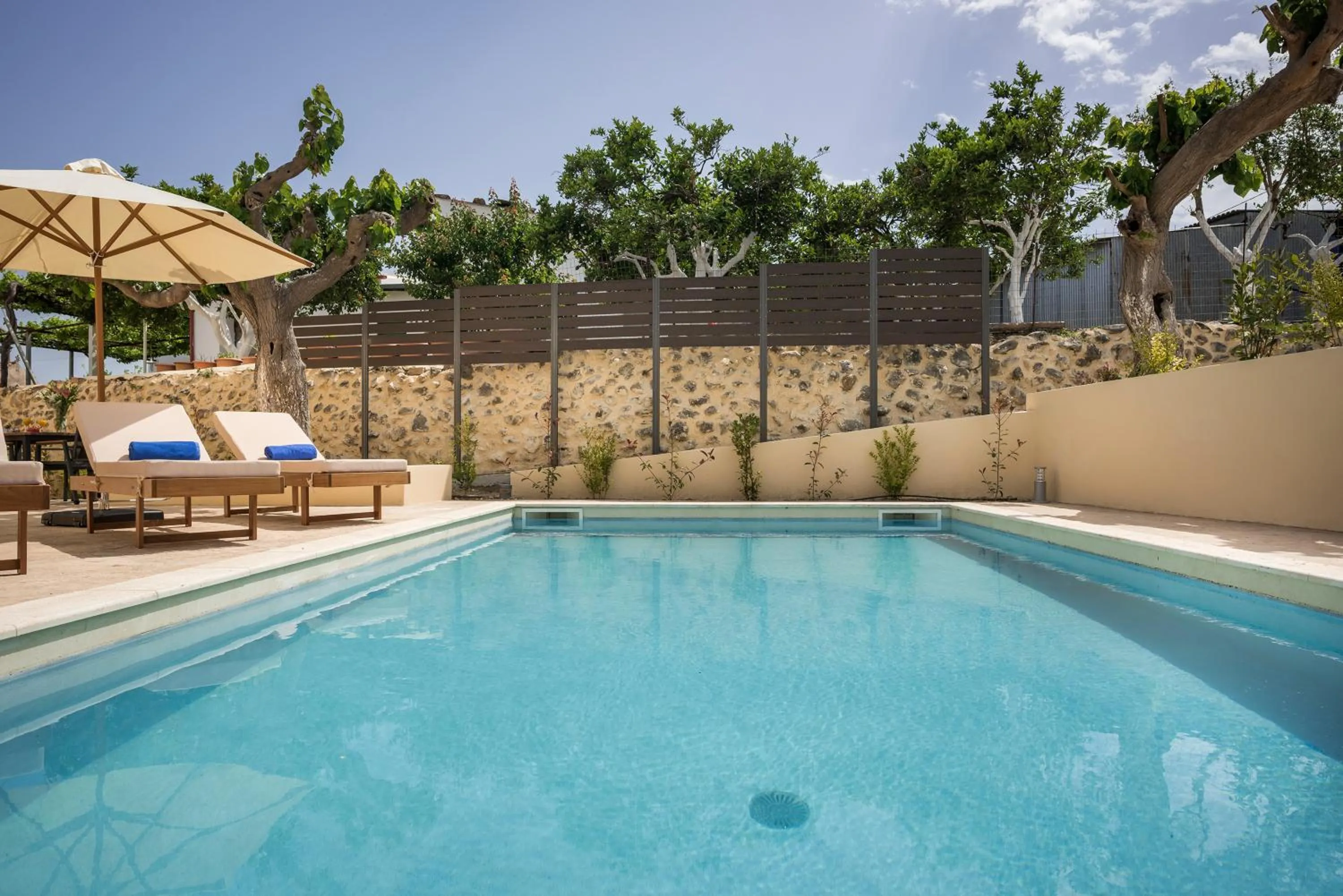 Pool view in Spilia Village Hotel & Villas