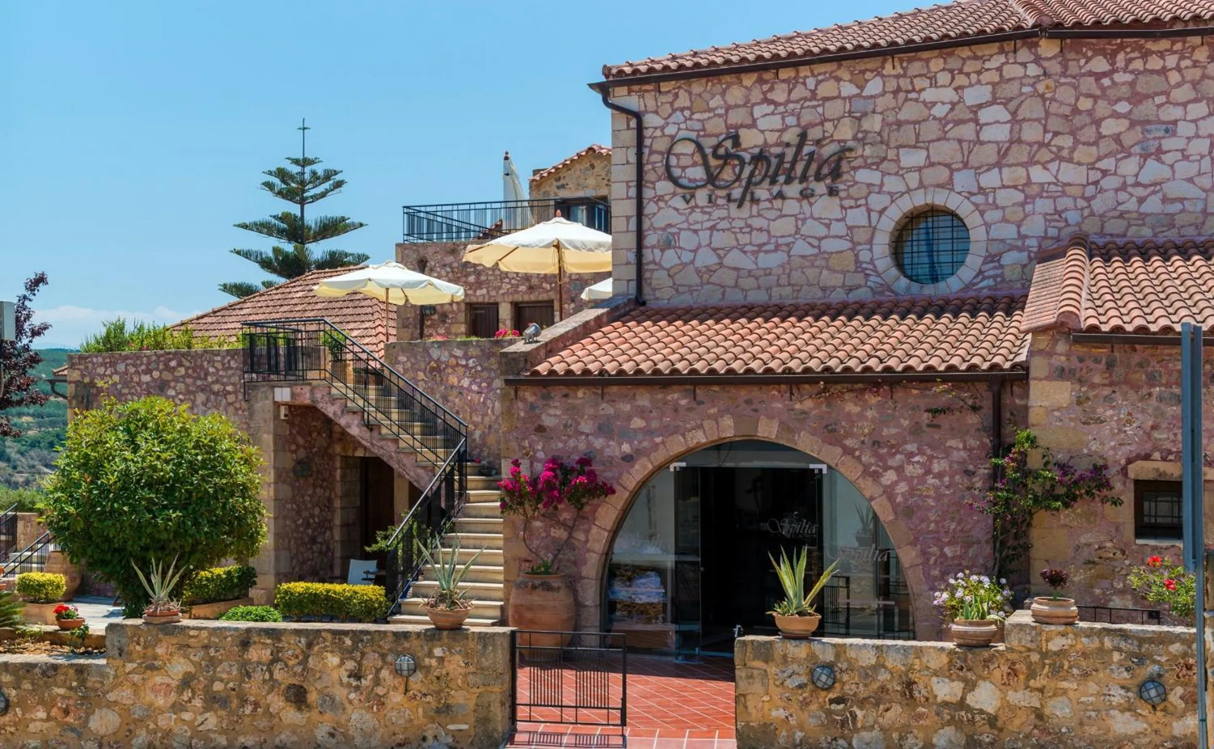 Facade/entrance in Spilia Village Hotel & Villas