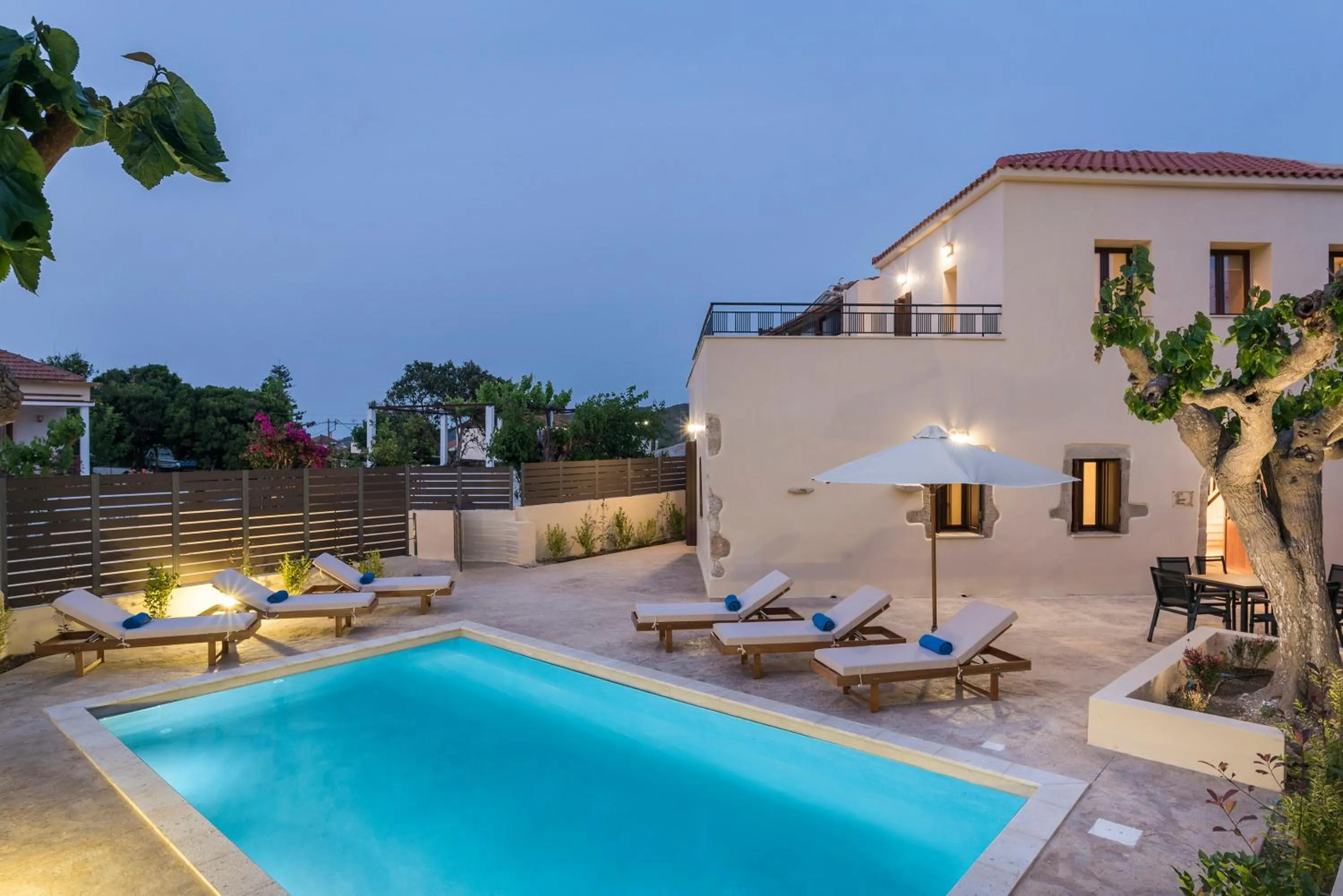 Pool view in Spilia Village Hotel & Villas