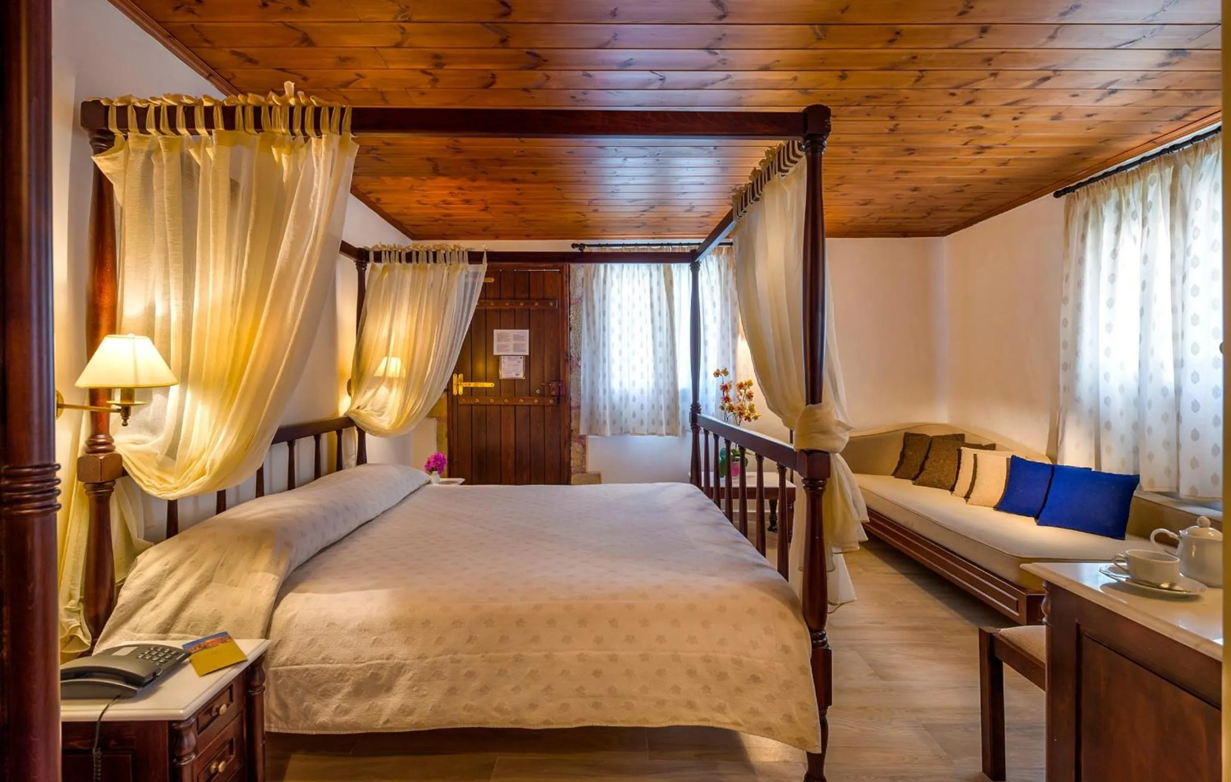 Bedroom, Bed in Spilia Village Hotel & Villas