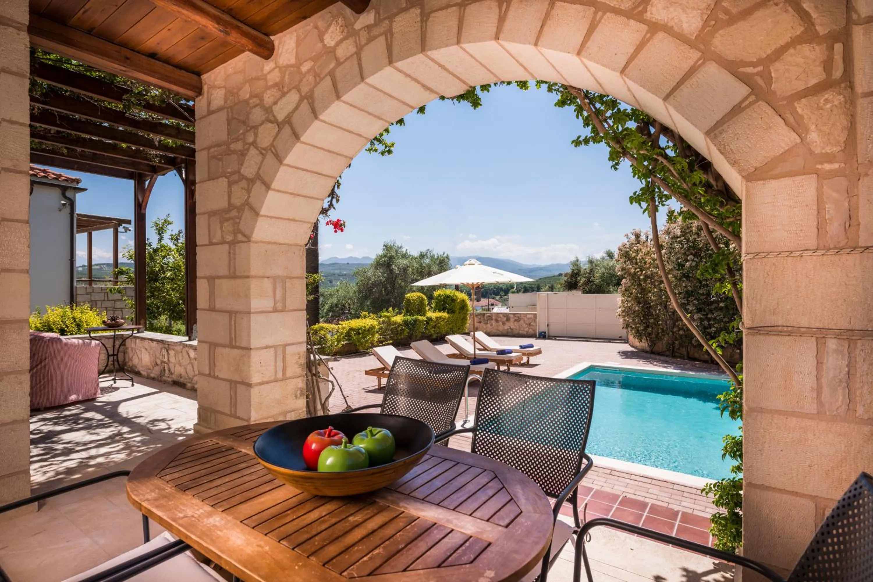 Balcony/Terrace in Spilia Village Hotel & Villas